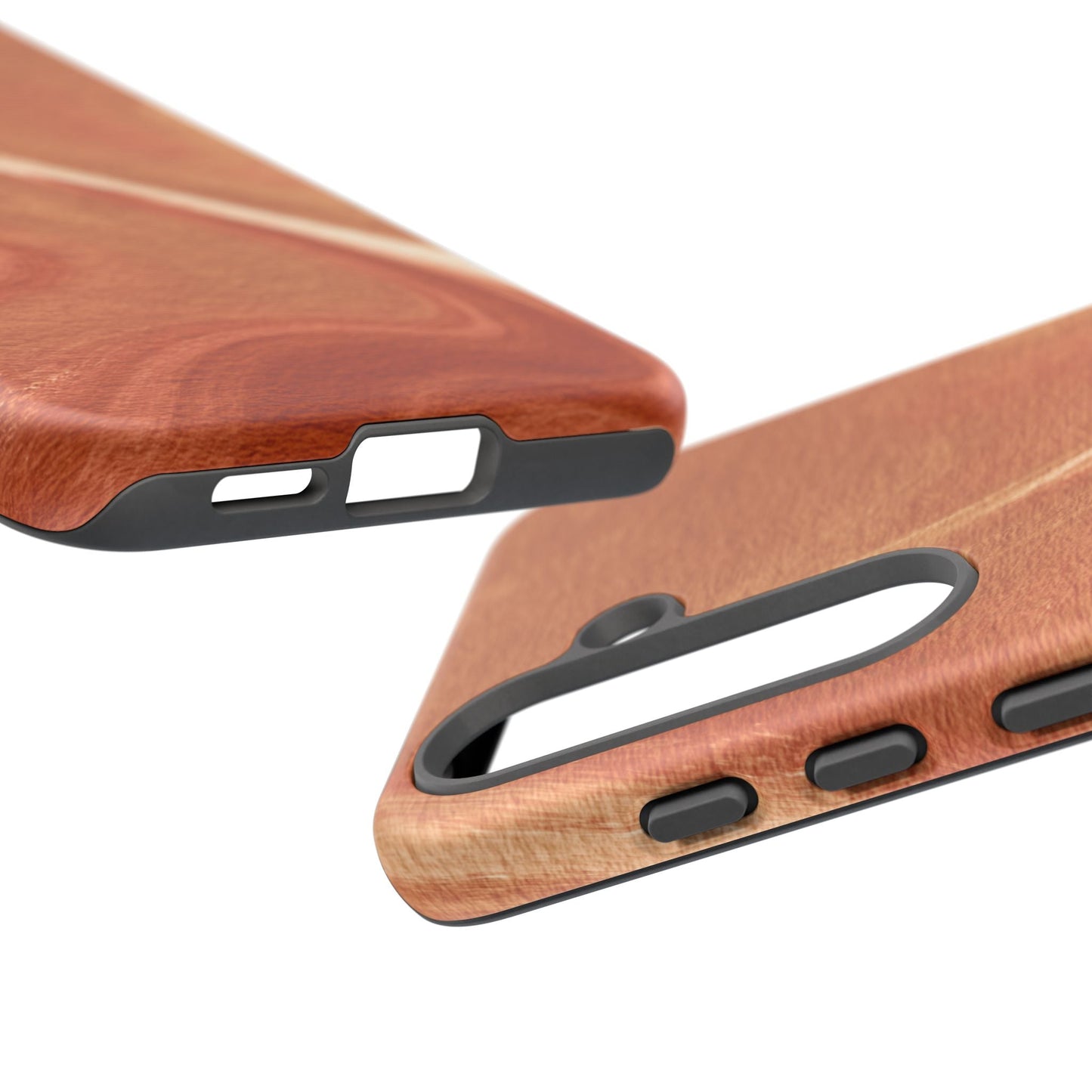 Earthy Terracotta Swirl Samsung Galaxy Case – Warm Marble Texture Design - BOGO Cases