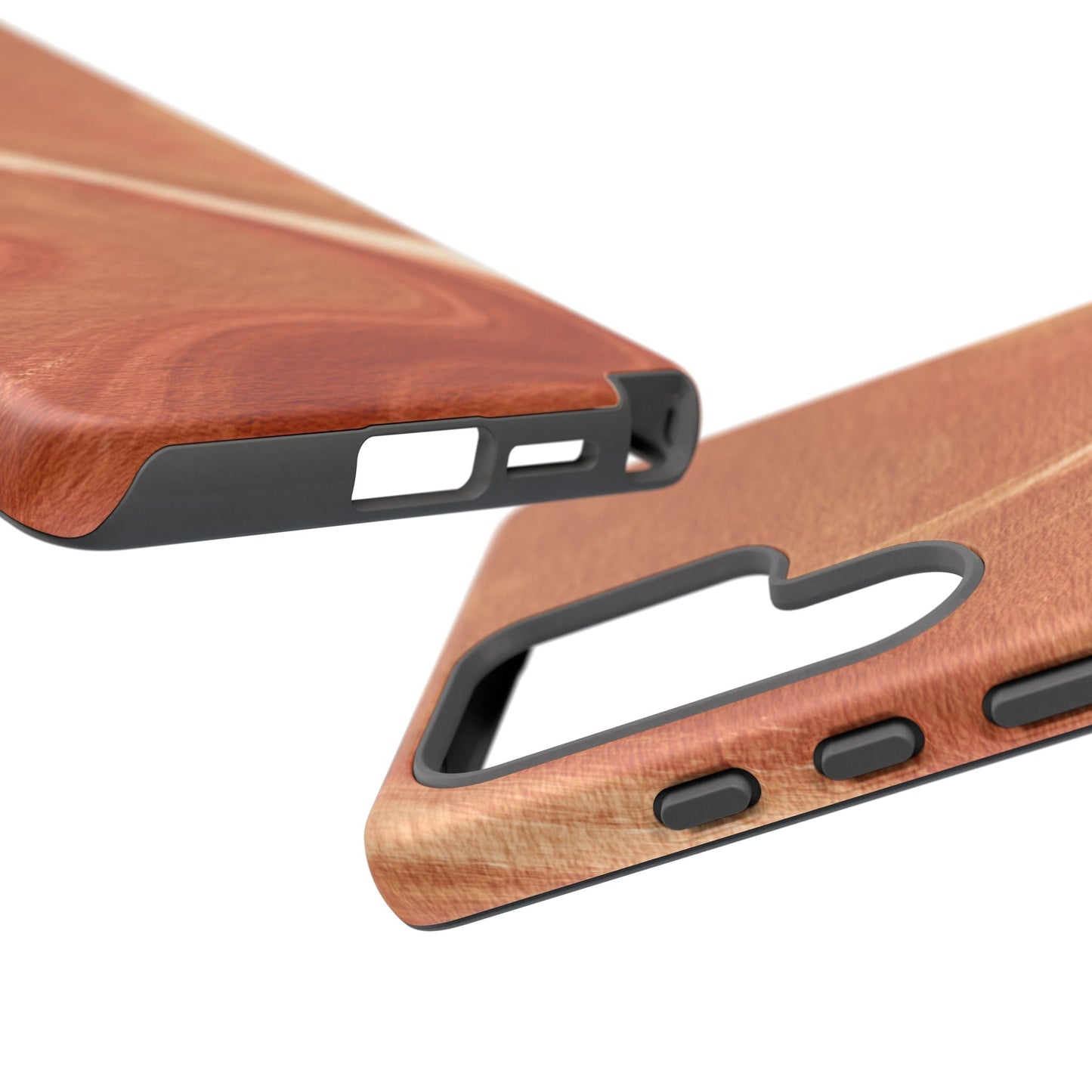 Earthy Terracotta Swirl Samsung Galaxy Case – Warm Marble Texture Design - BOGO Cases