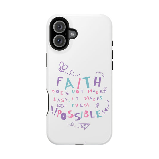 Faith Makes It Possible – Luke 1:37 MagSafe iPhone Case - BOGO Cases