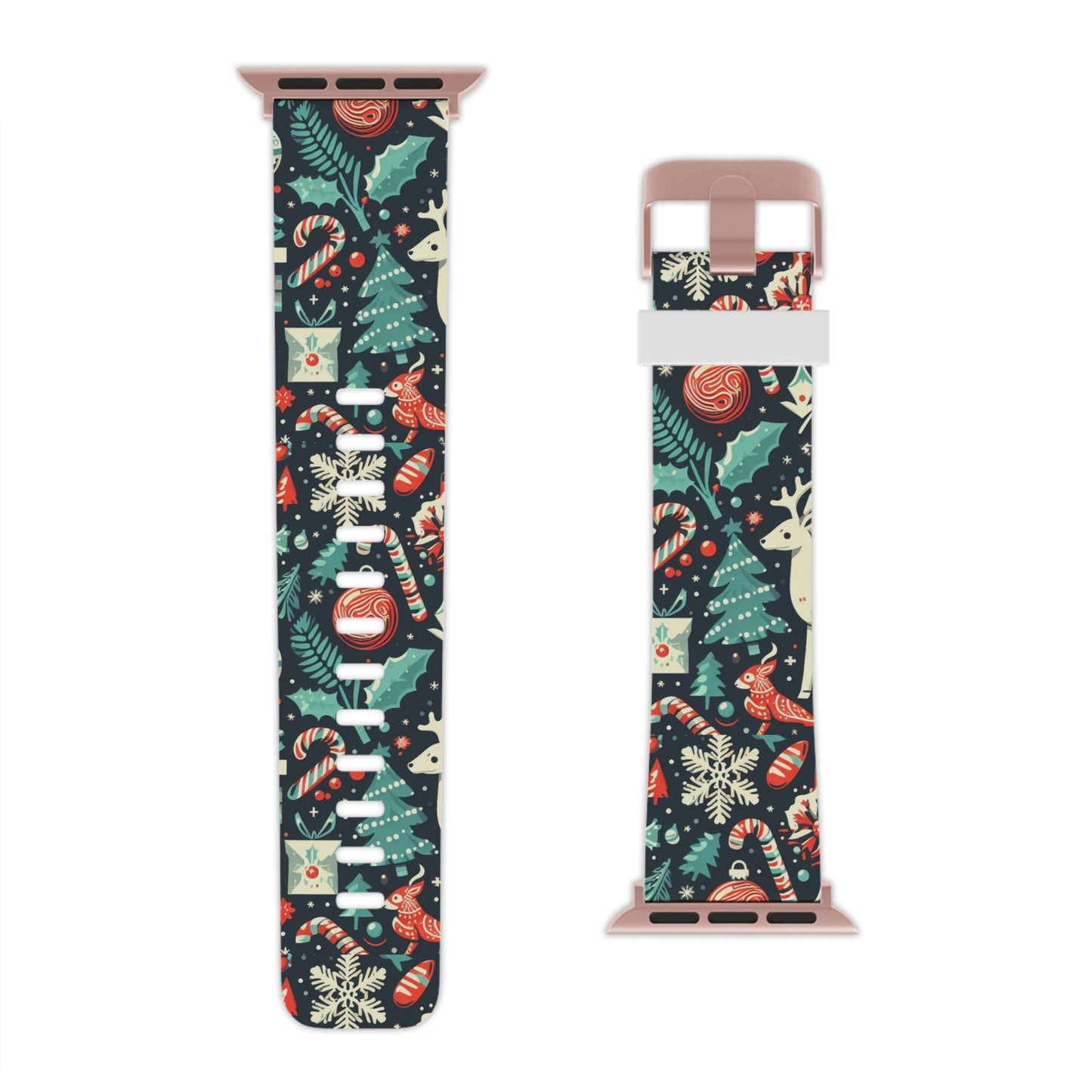 Festive Woodland Holiday Apple Watch Band - BOGO Cases