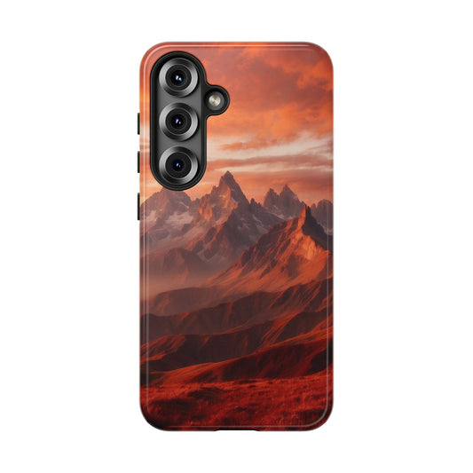 Fiery Mountain Sunset - Samsung Galaxy Case - BOGO Cases