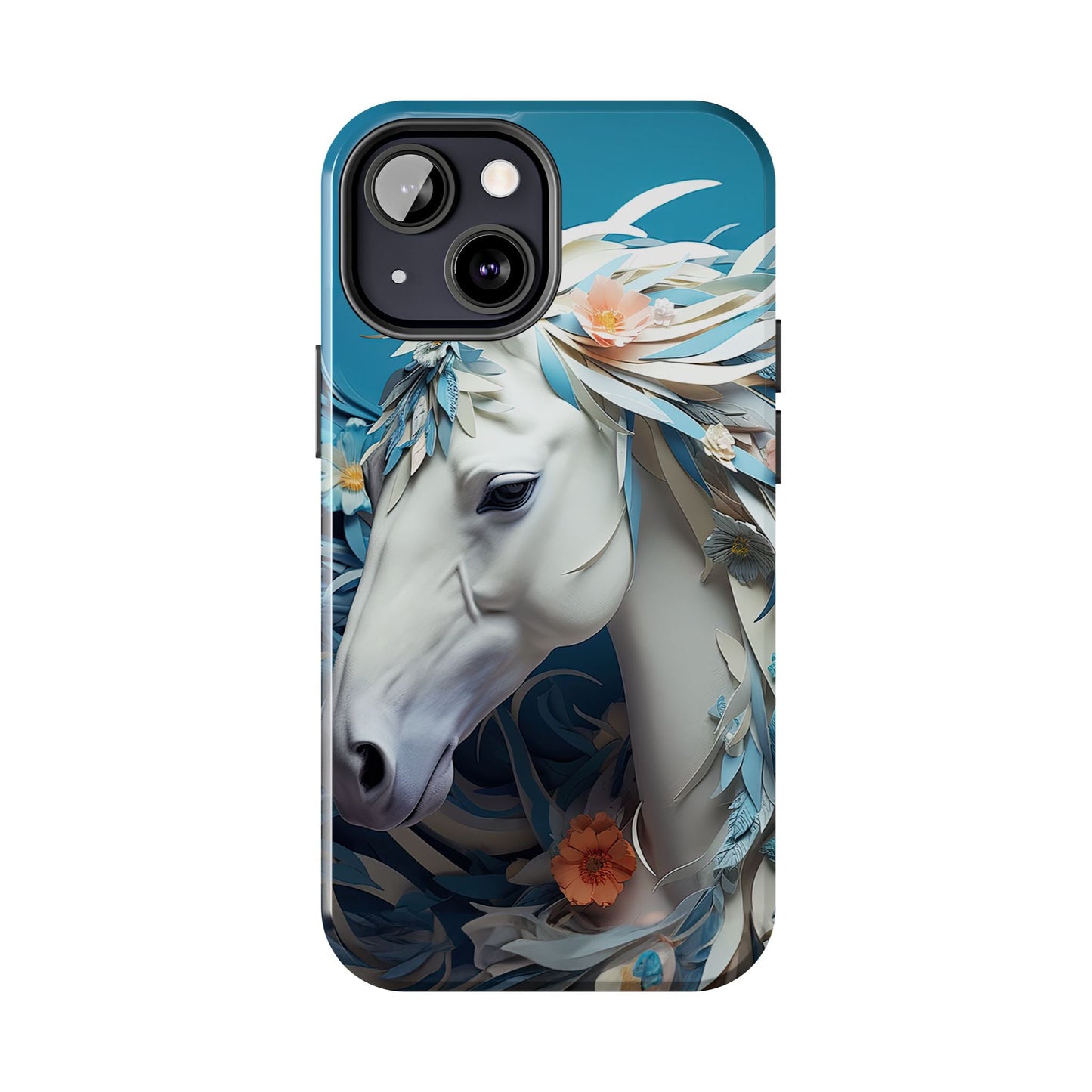 Floral Horse iPhone Case - BOGO Cases