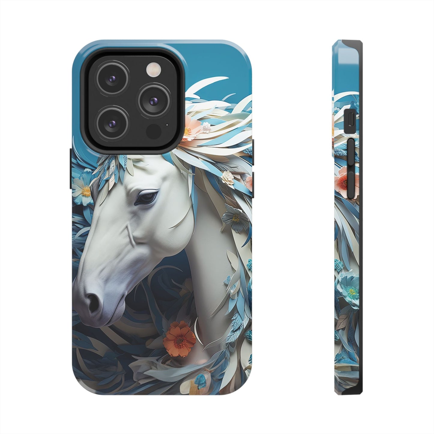 Floral Horse iPhone Case - BOGO Cases