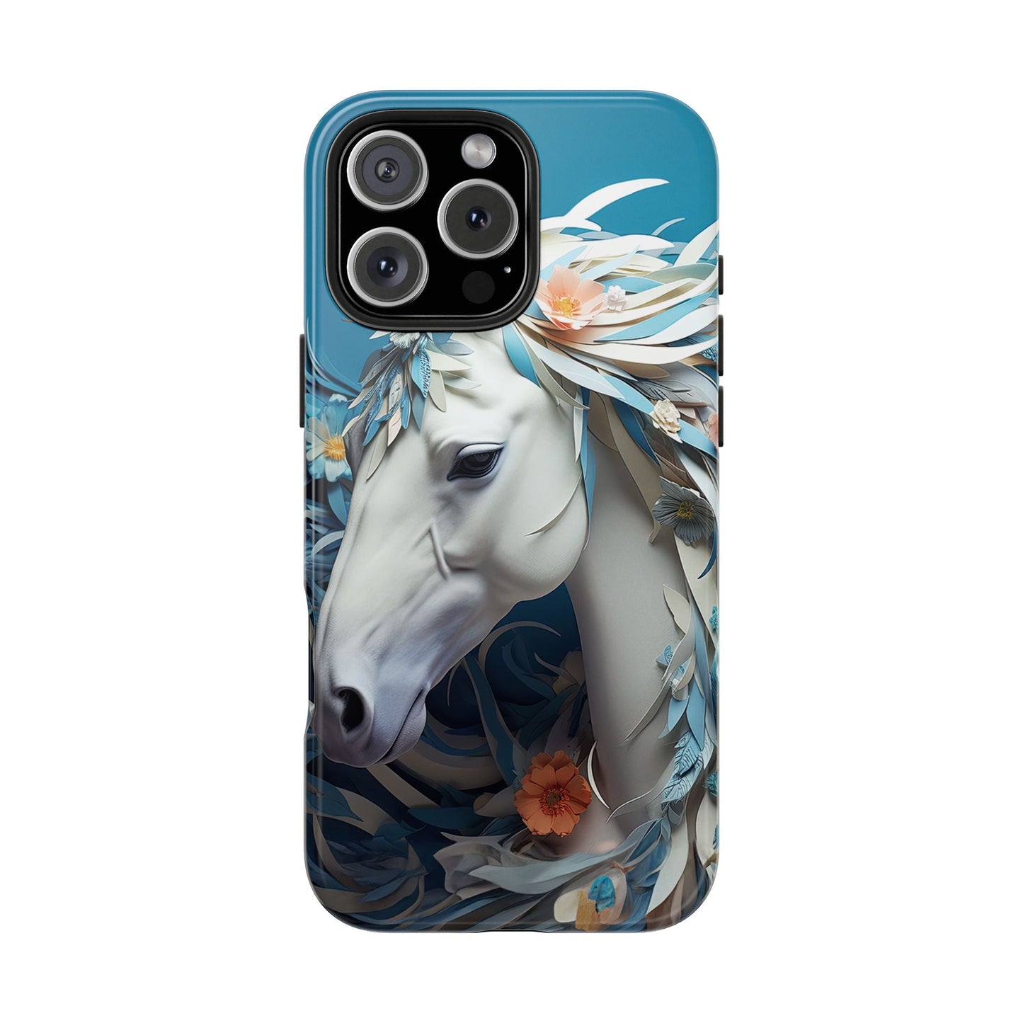 Floral Horse iPhone Case - BOGO Cases
