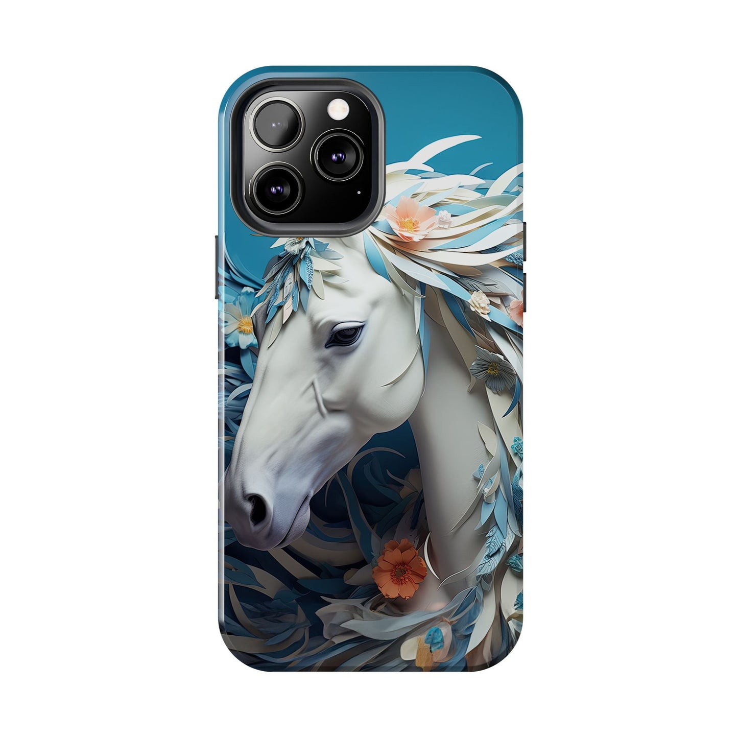 Floral Horse iPhone Case - BOGO Cases
