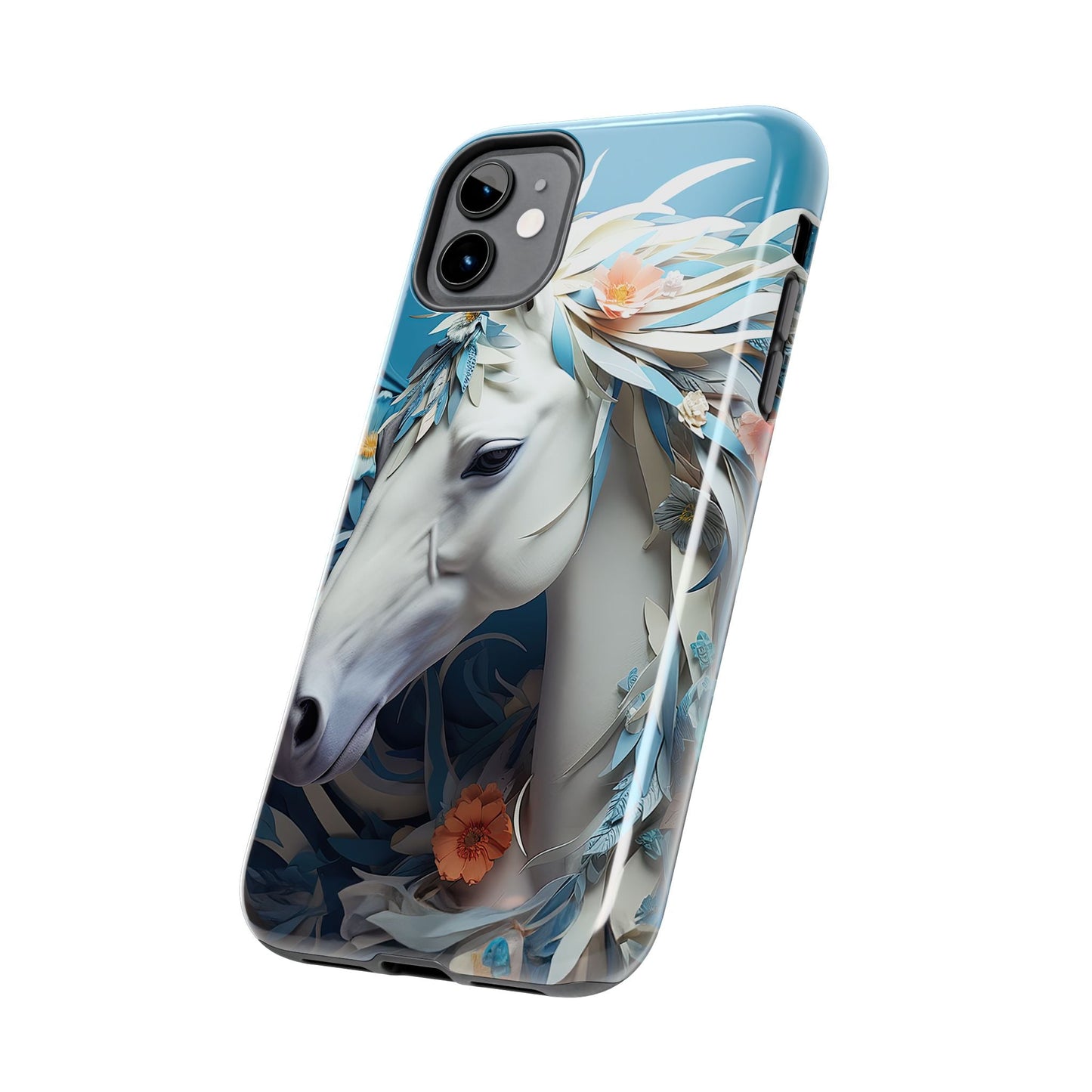 Floral Horse iPhone Case - BOGO Cases