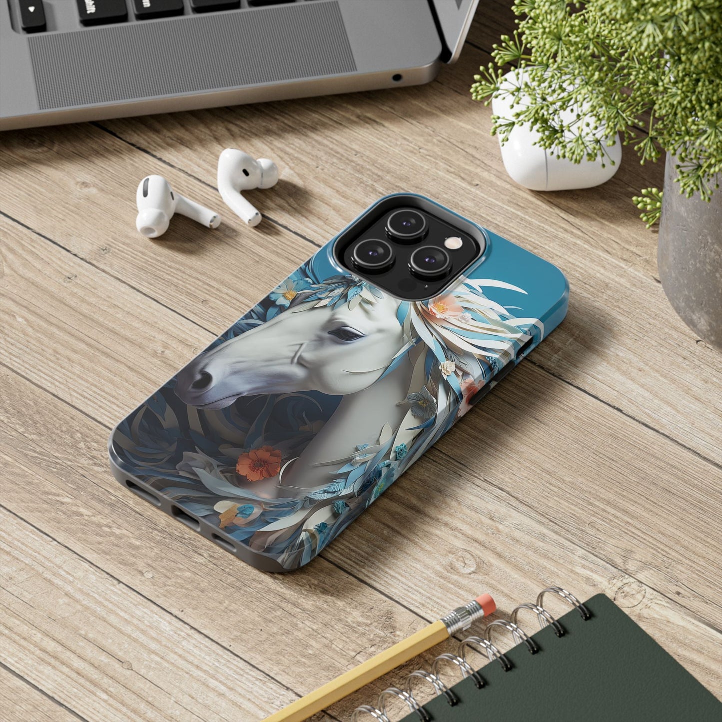 Floral Horse iPhone Case - BOGO Cases