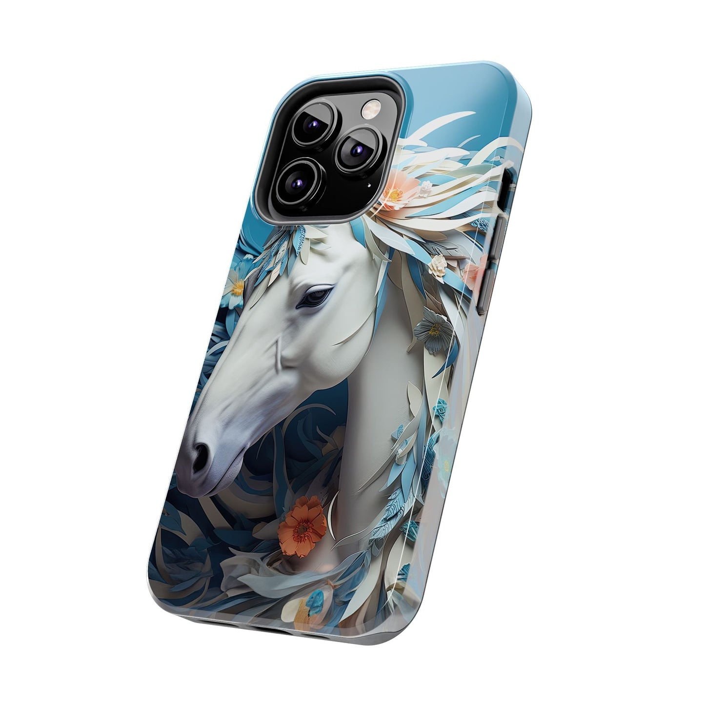 Floral Horse iPhone Case - BOGO Cases