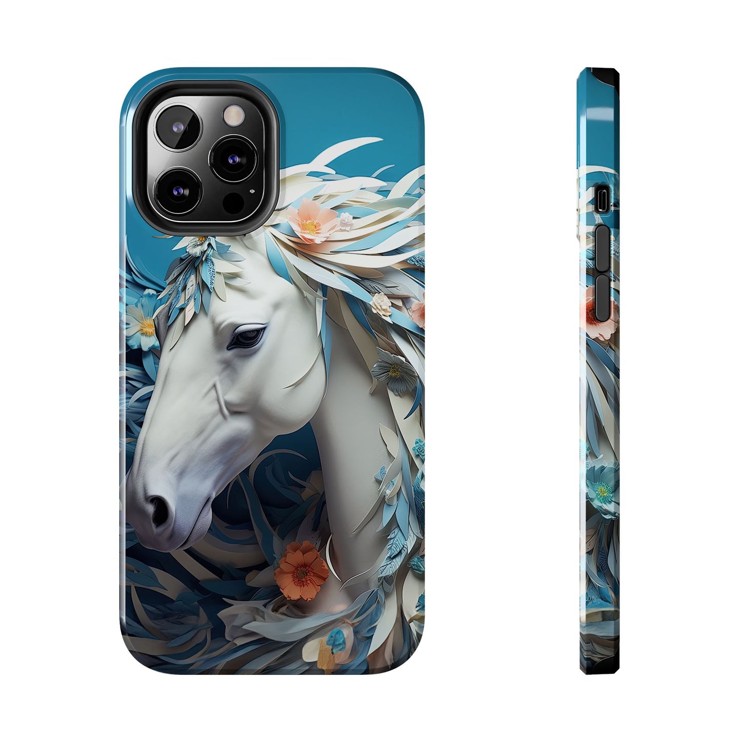 Floral Horse iPhone Case - BOGO Cases