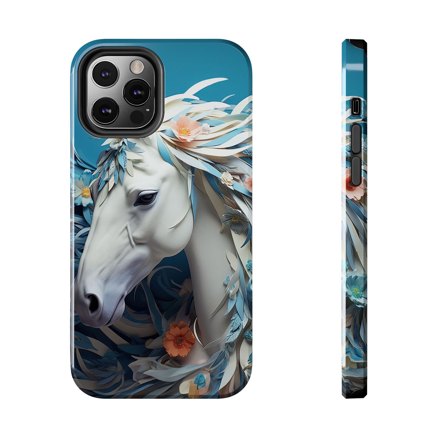 Floral Horse iPhone Case - BOGO Cases