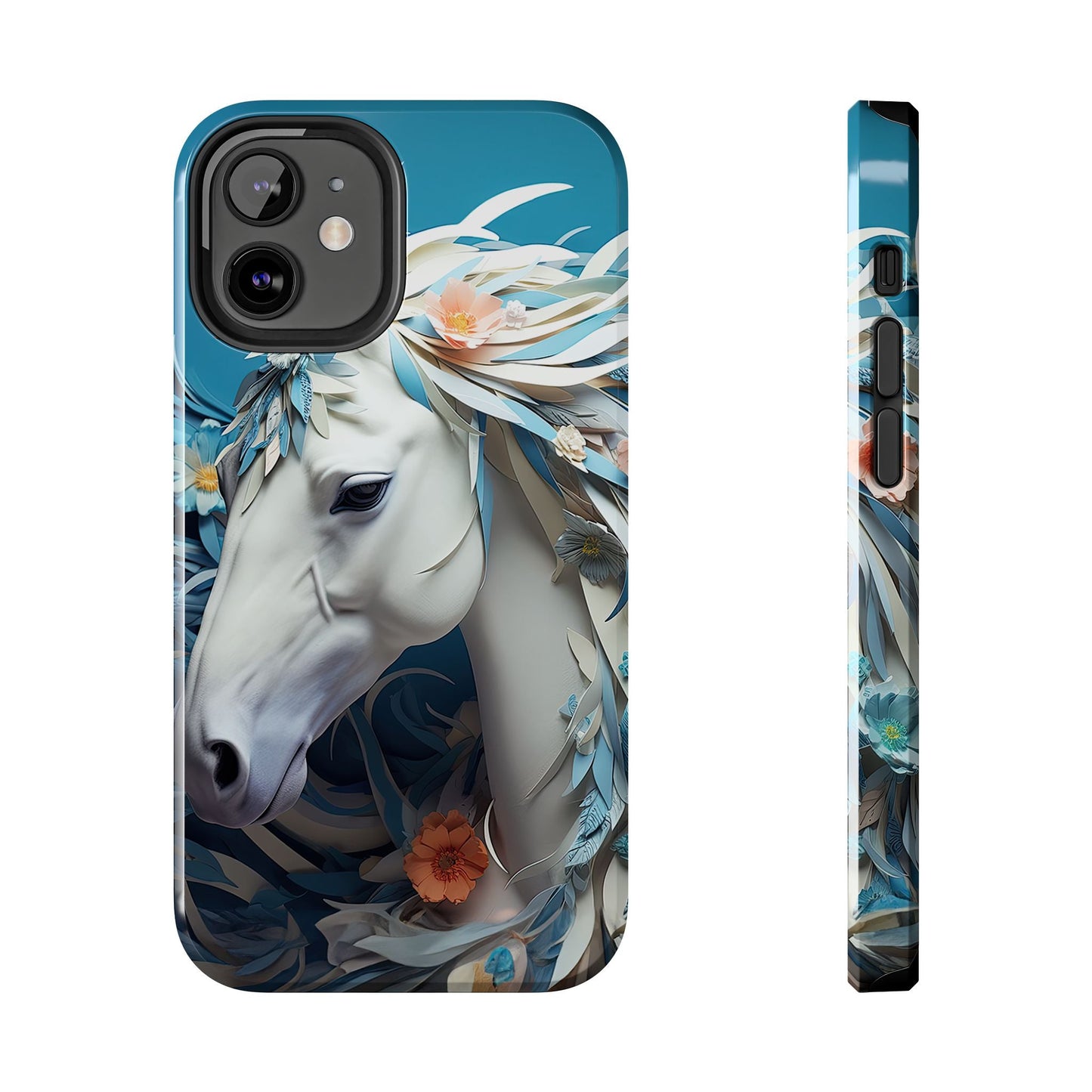 Floral Horse iPhone Case - BOGO Cases
