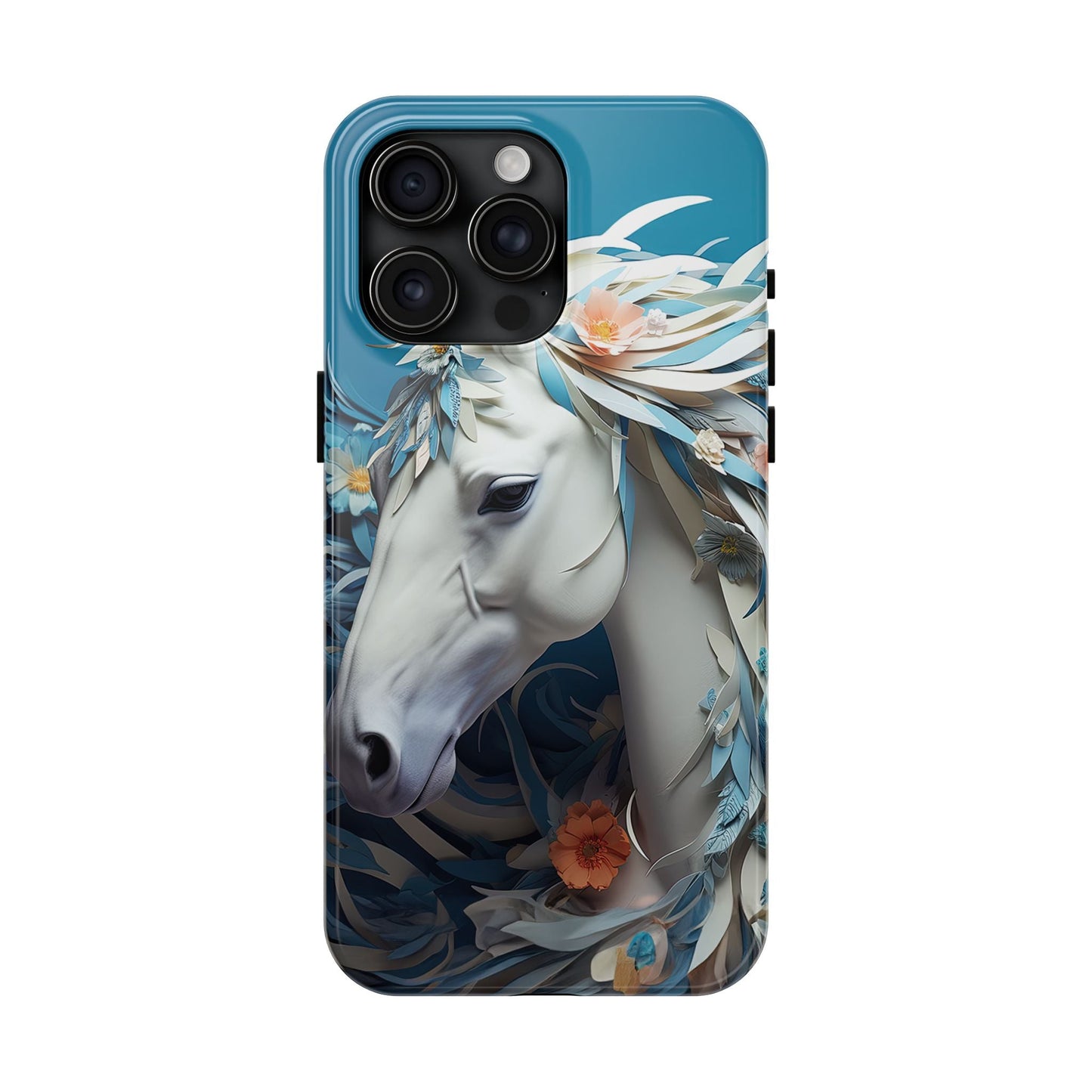 Floral Horse iPhone Case - BOGO Cases