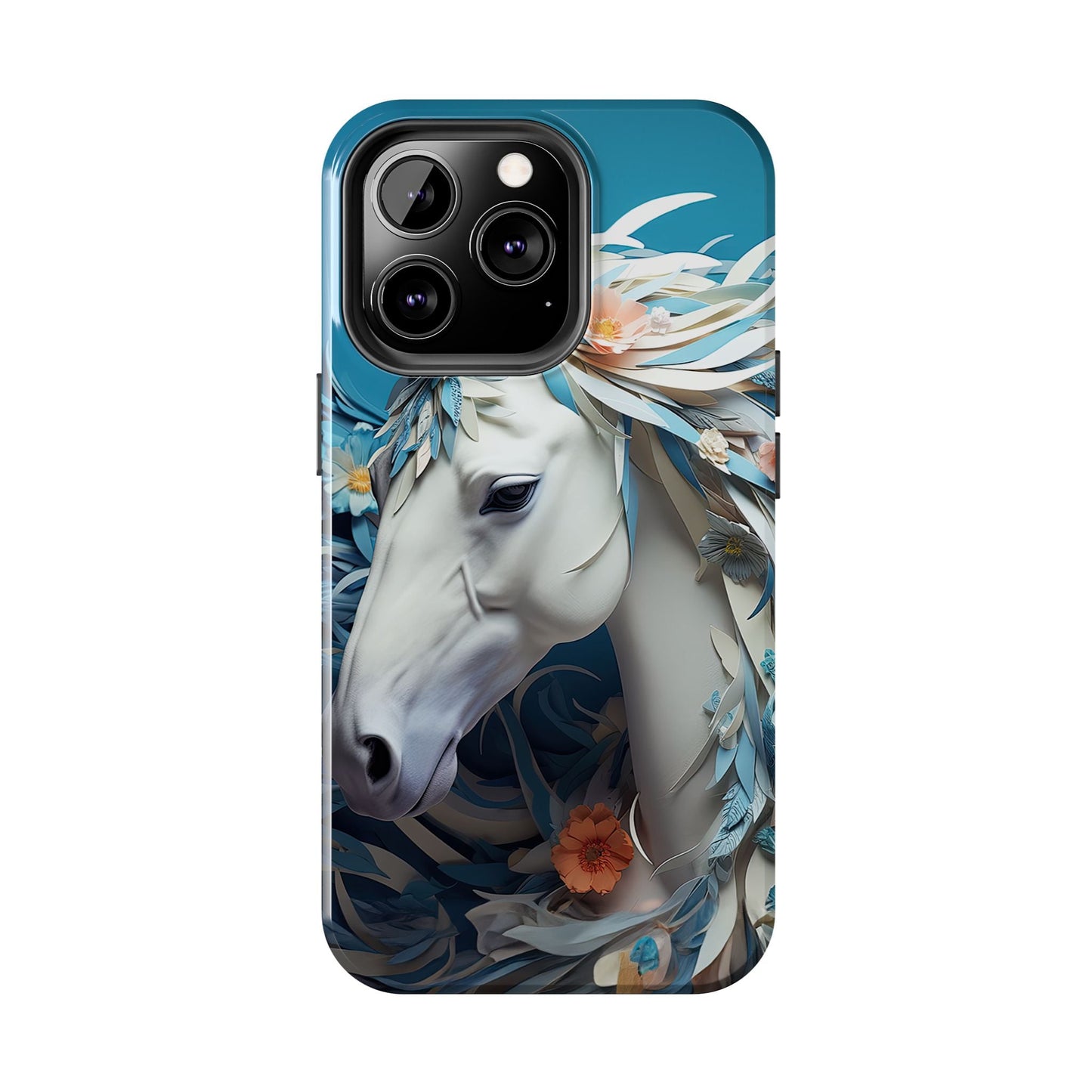 Floral Horse iPhone Case - BOGO Cases