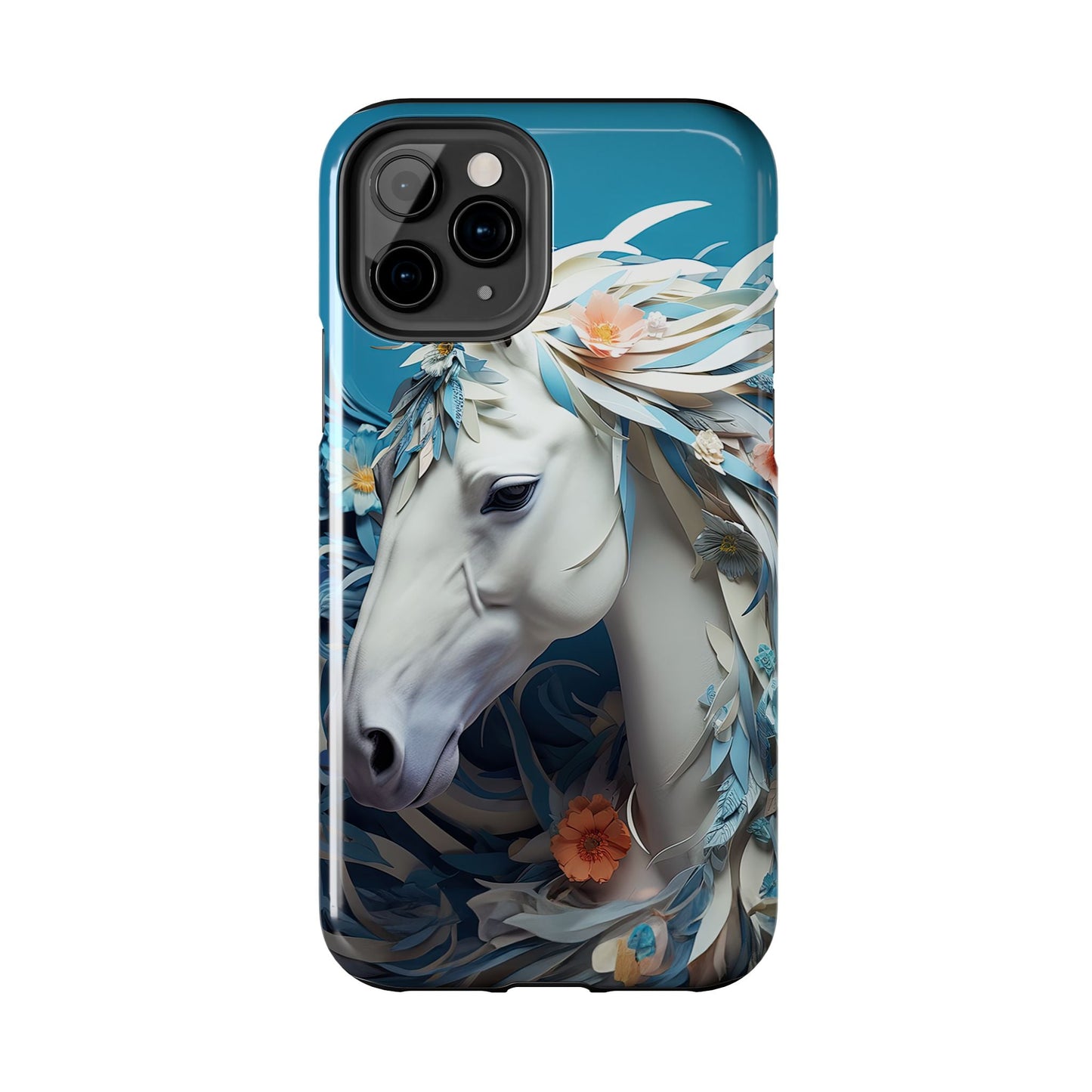 Floral Horse iPhone Case - BOGO Cases