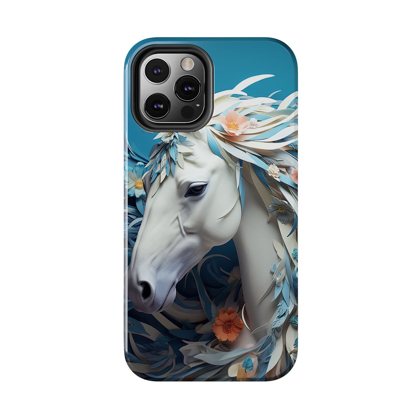 Floral Horse iPhone Case - BOGO Cases