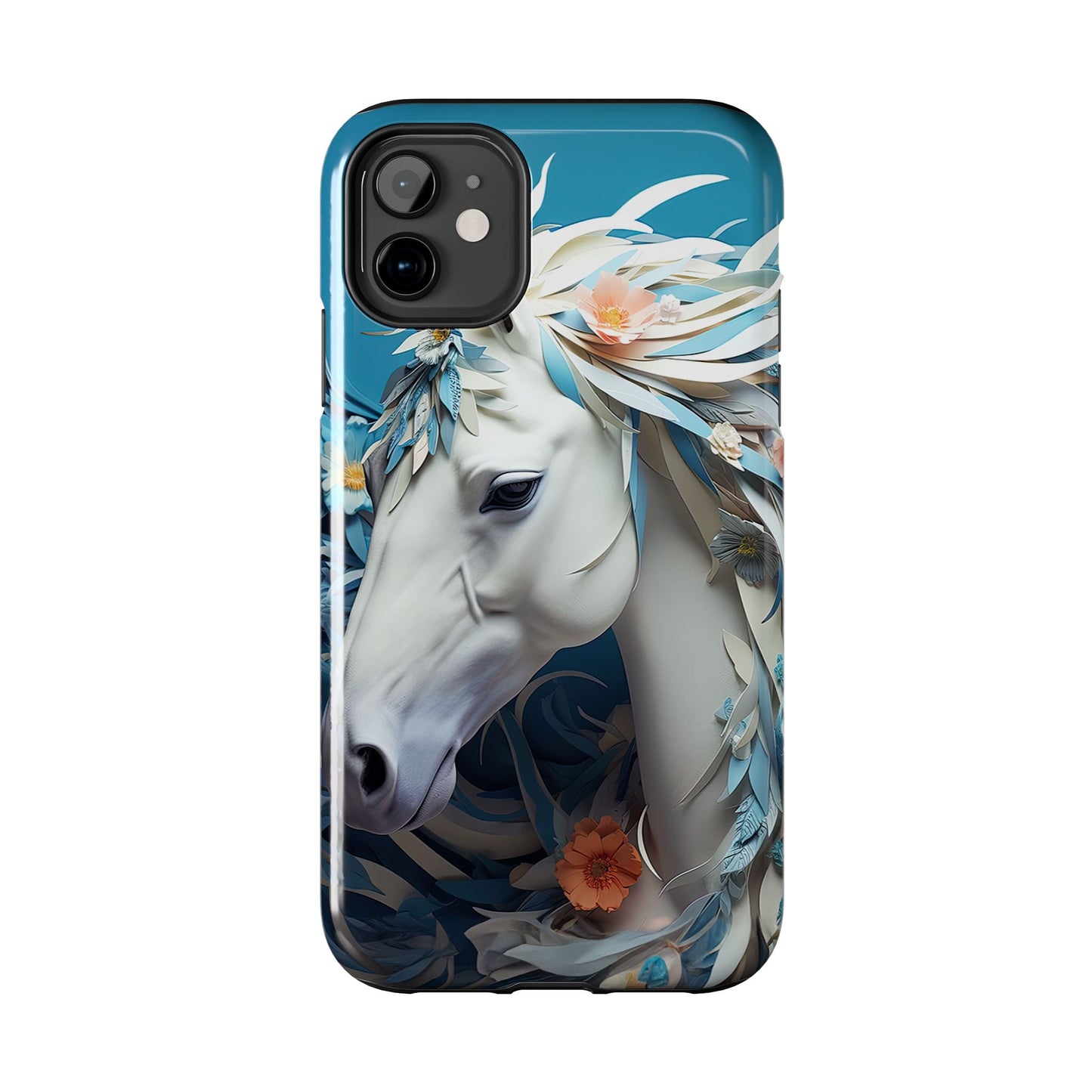 Floral Horse iPhone Case - BOGO Cases