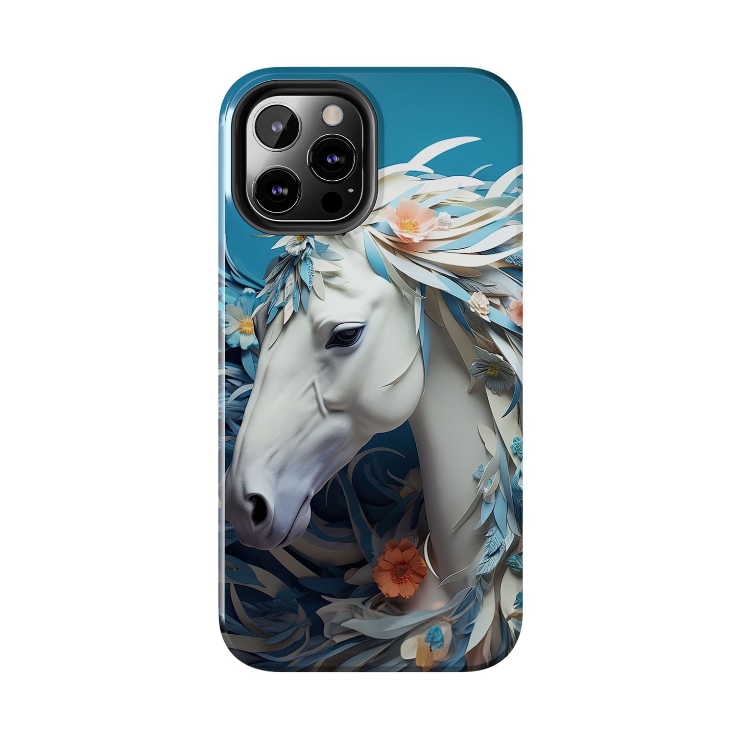 Floral Horse iPhone Case - BOGO Cases