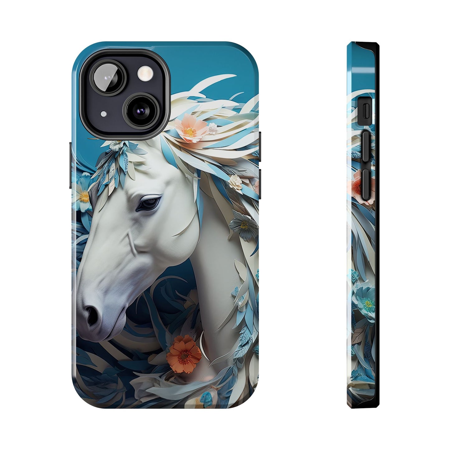 Floral Horse iPhone Case - BOGO Cases