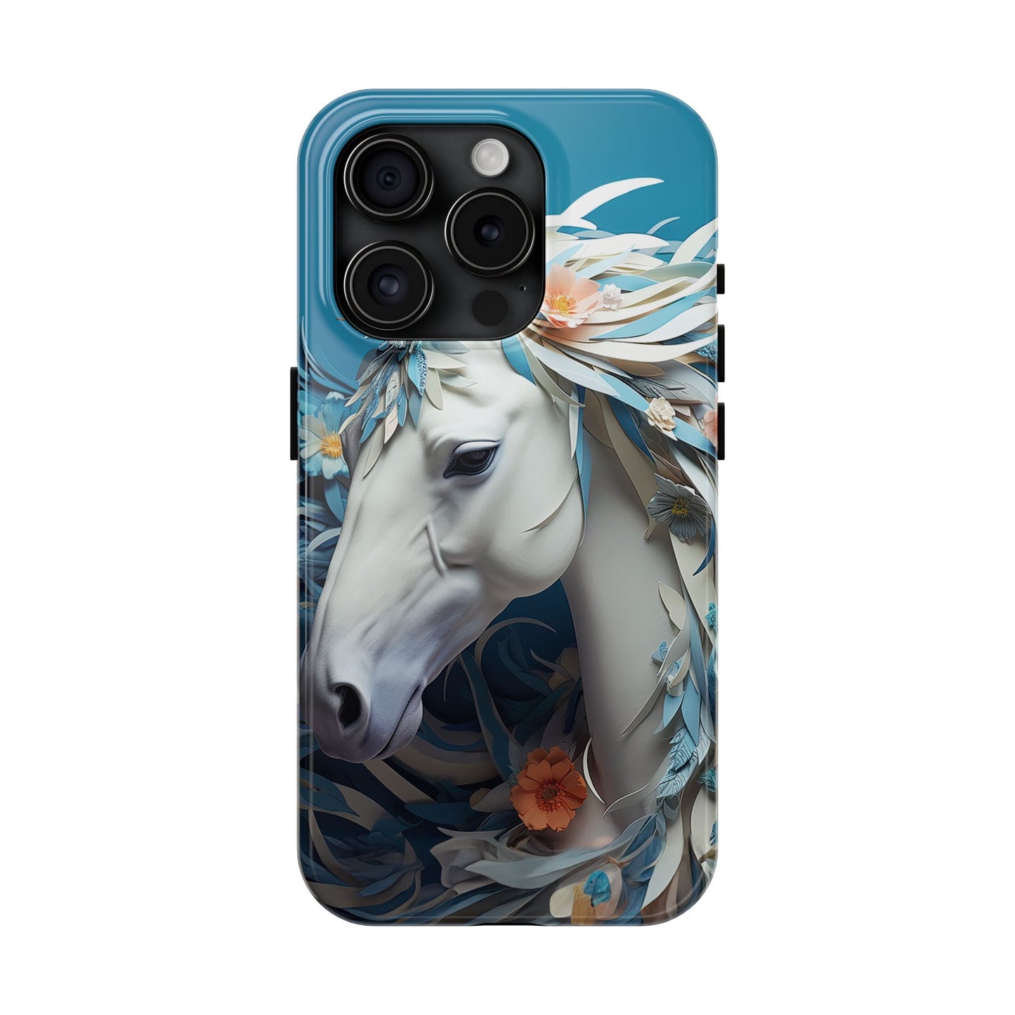 Floral Horse iPhone Case - BOGO Cases