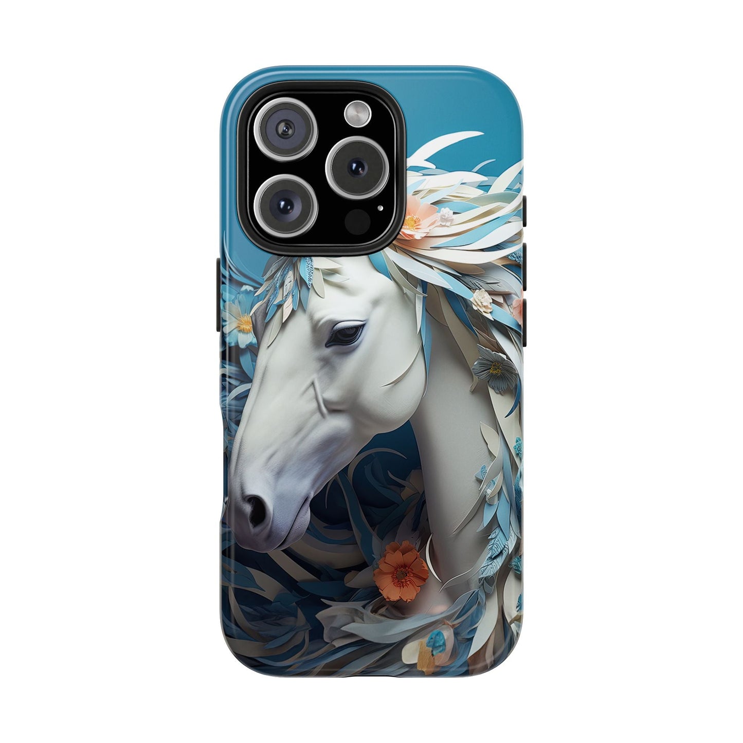 Floral Horse iPhone Case - BOGO Cases