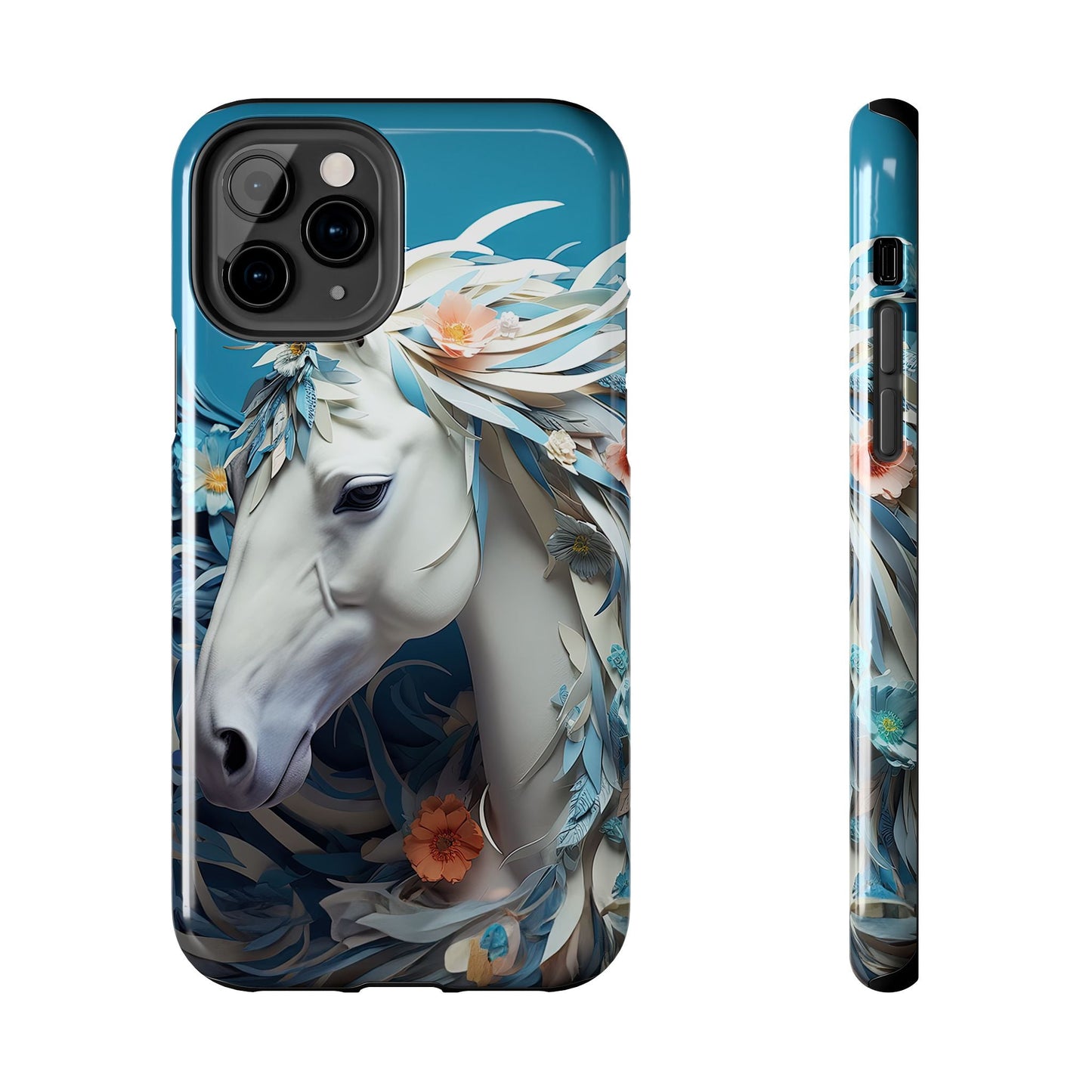 Floral Horse iPhone Case - BOGO Cases