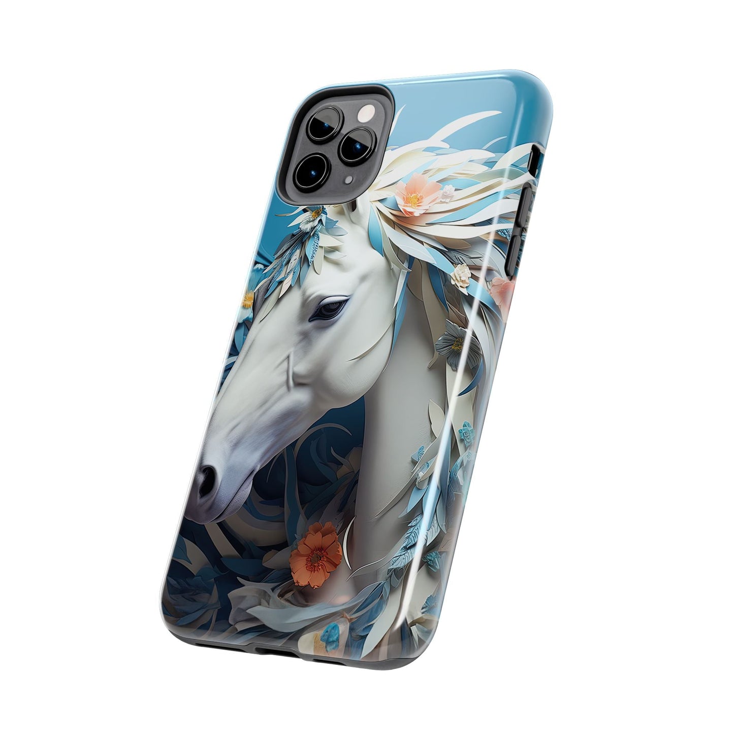 Floral Horse iPhone Case - BOGO Cases