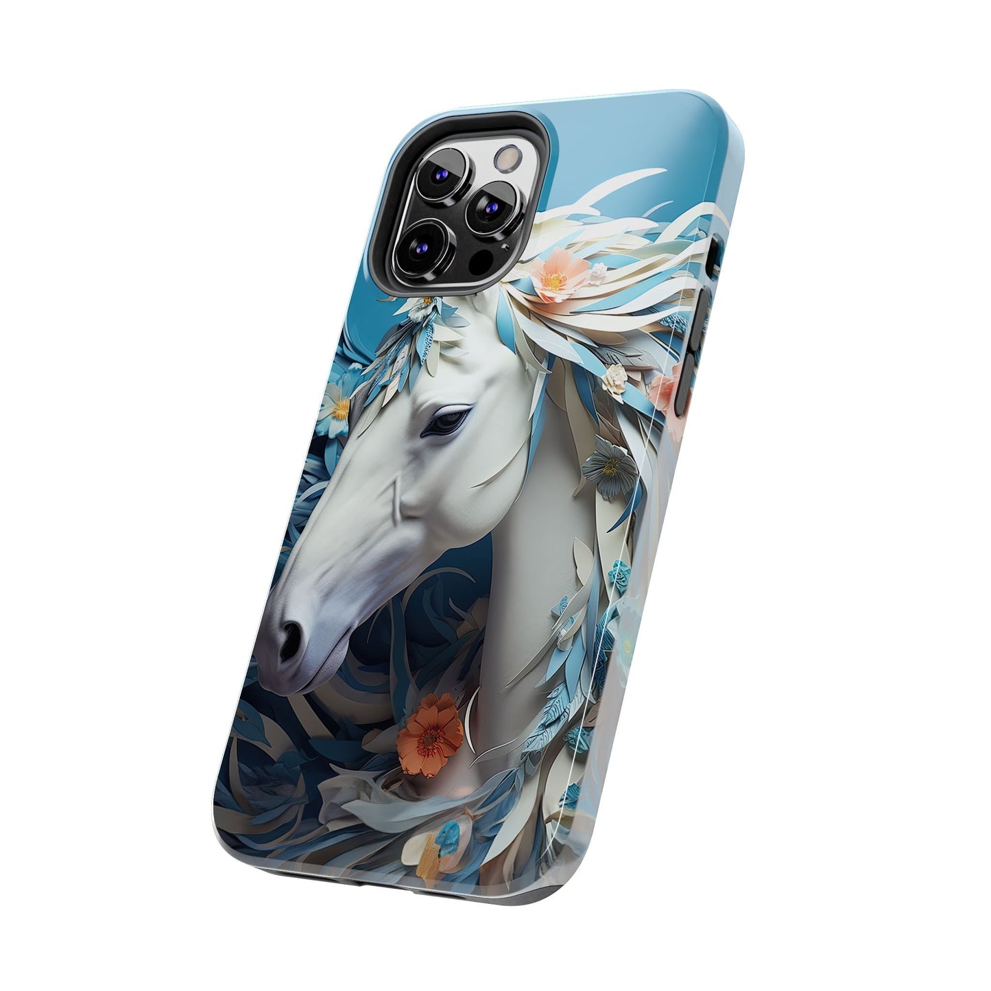 Floral Horse iPhone Case - BOGO Cases