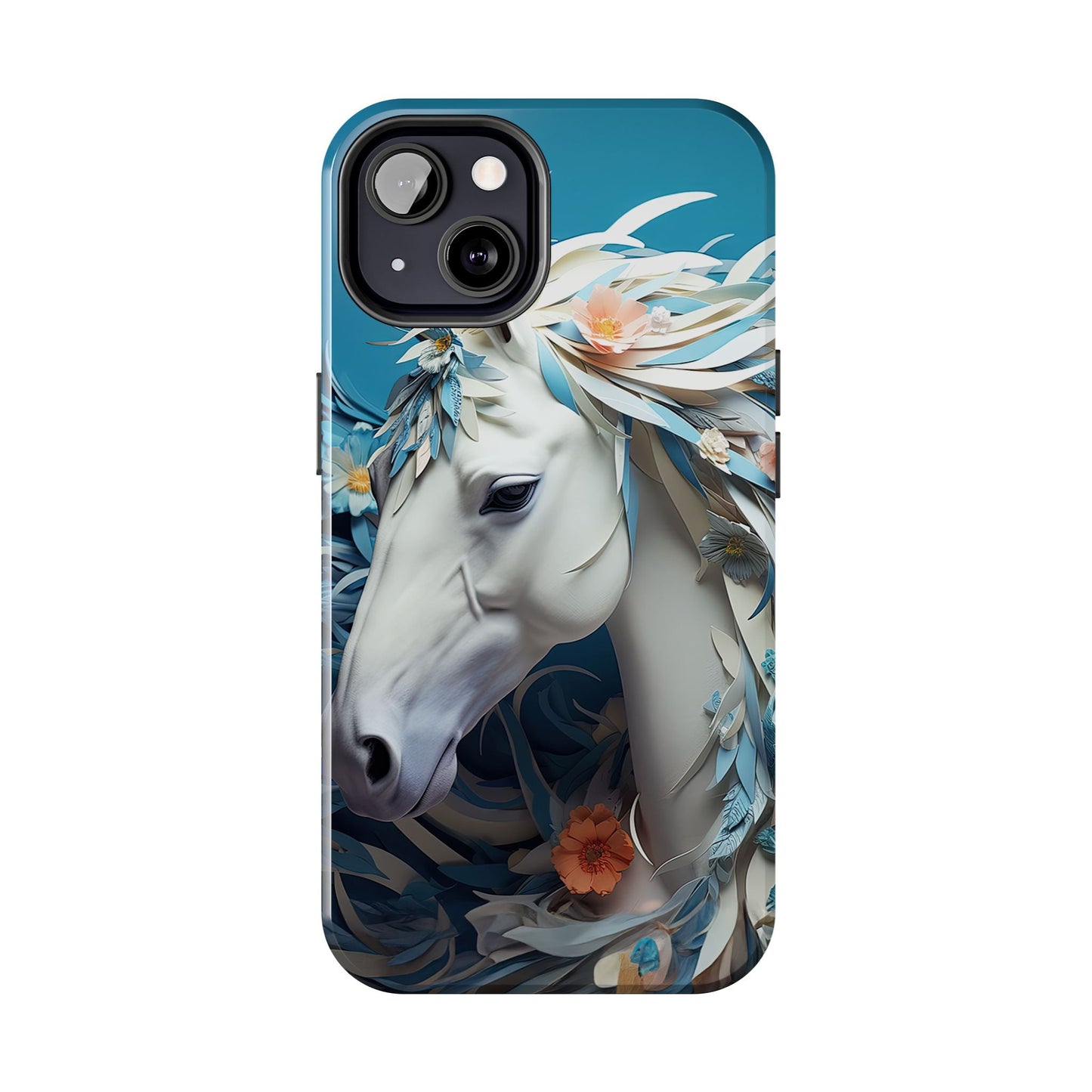 Floral Horse iPhone Case - BOGO Cases