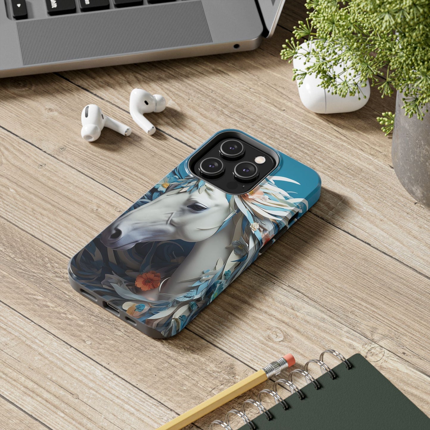 Floral Horse iPhone Case - BOGO Cases