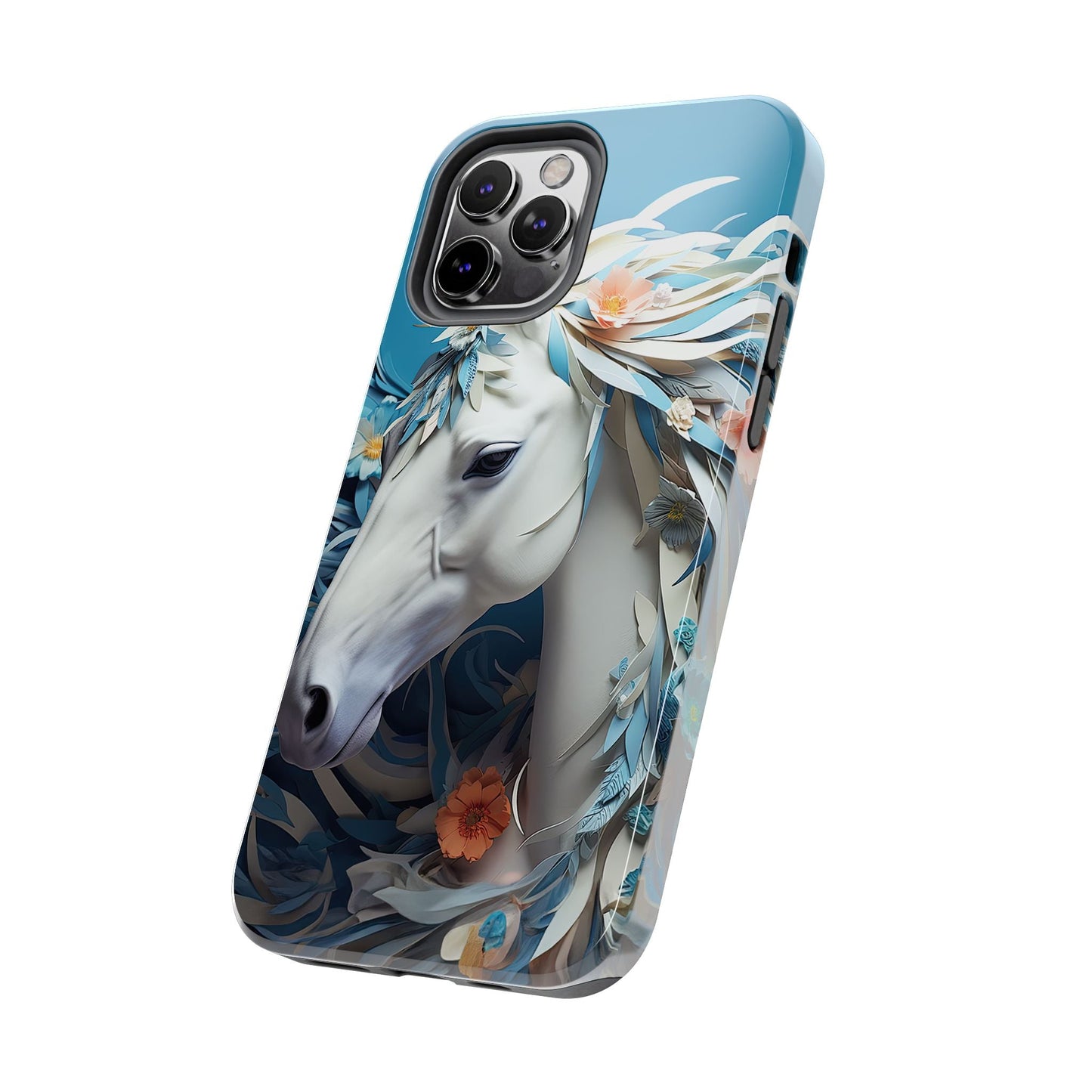 Floral Horse iPhone Case - BOGO Cases
