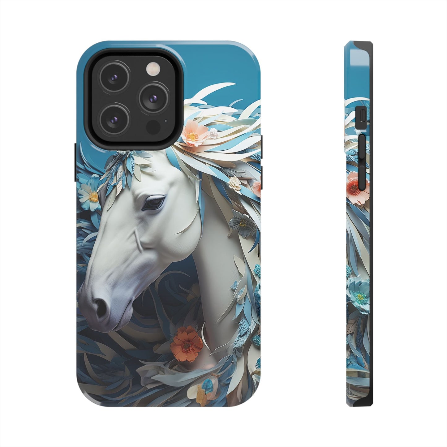 Floral Horse iPhone Case - BOGO Cases