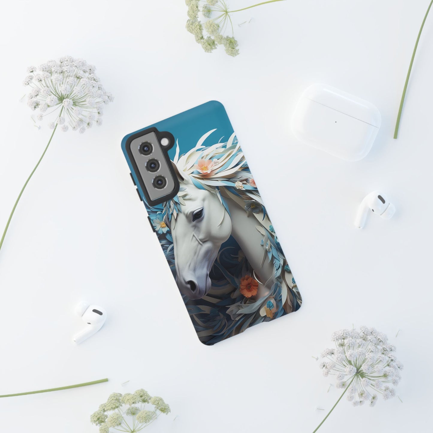 Floral Horse Samsung Galaxy Case - BOGO Cases