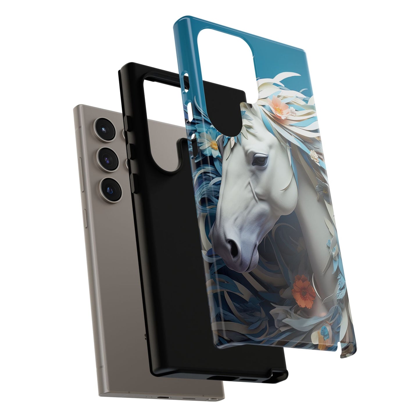 Floral Horse Samsung Galaxy Case - BOGO Cases