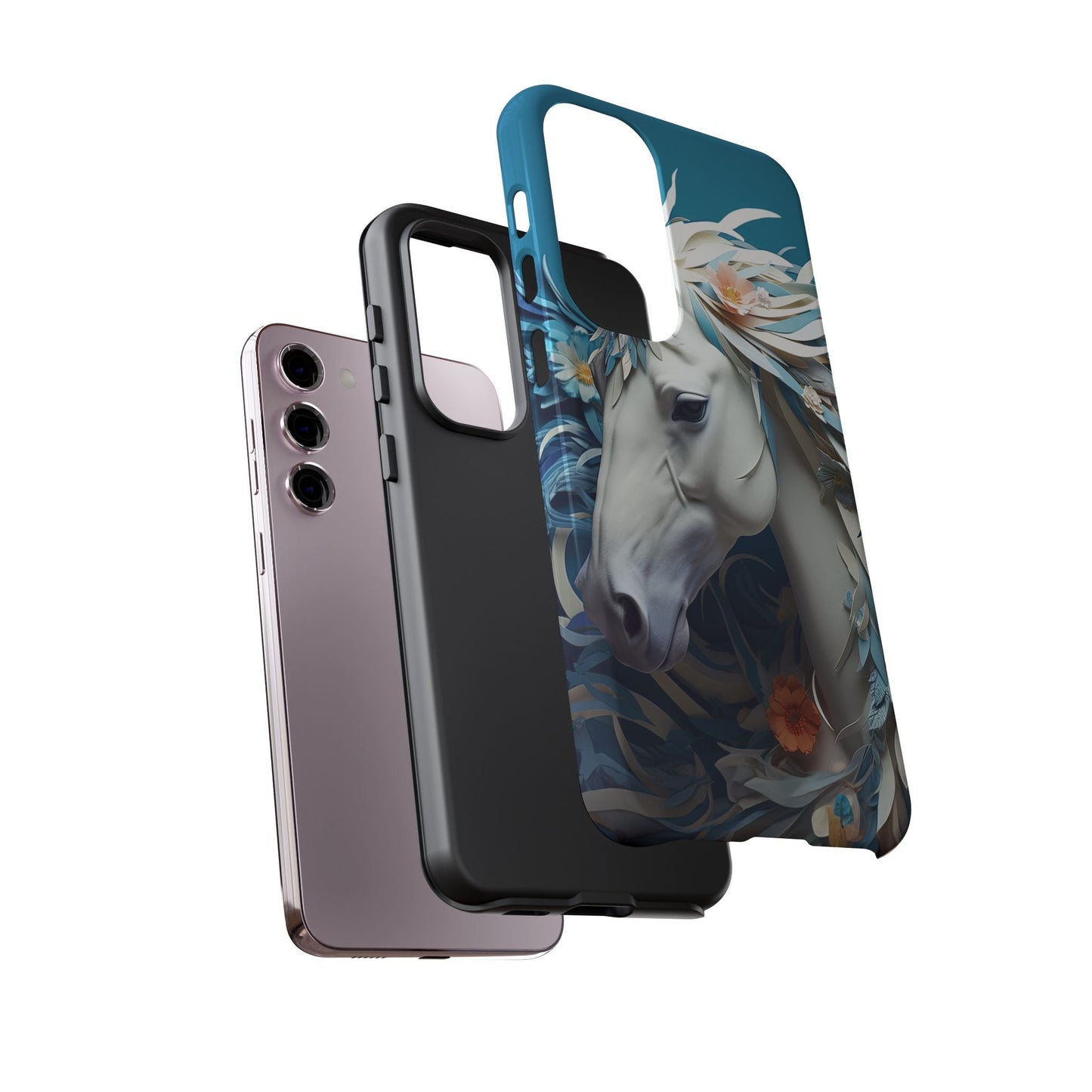Floral Horse Samsung Galaxy Case - BOGO Cases