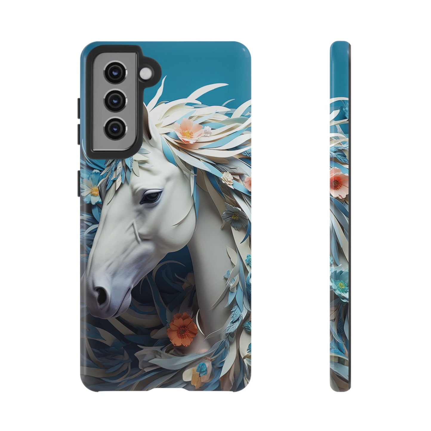 Floral Horse Samsung Galaxy Case - BOGO Cases