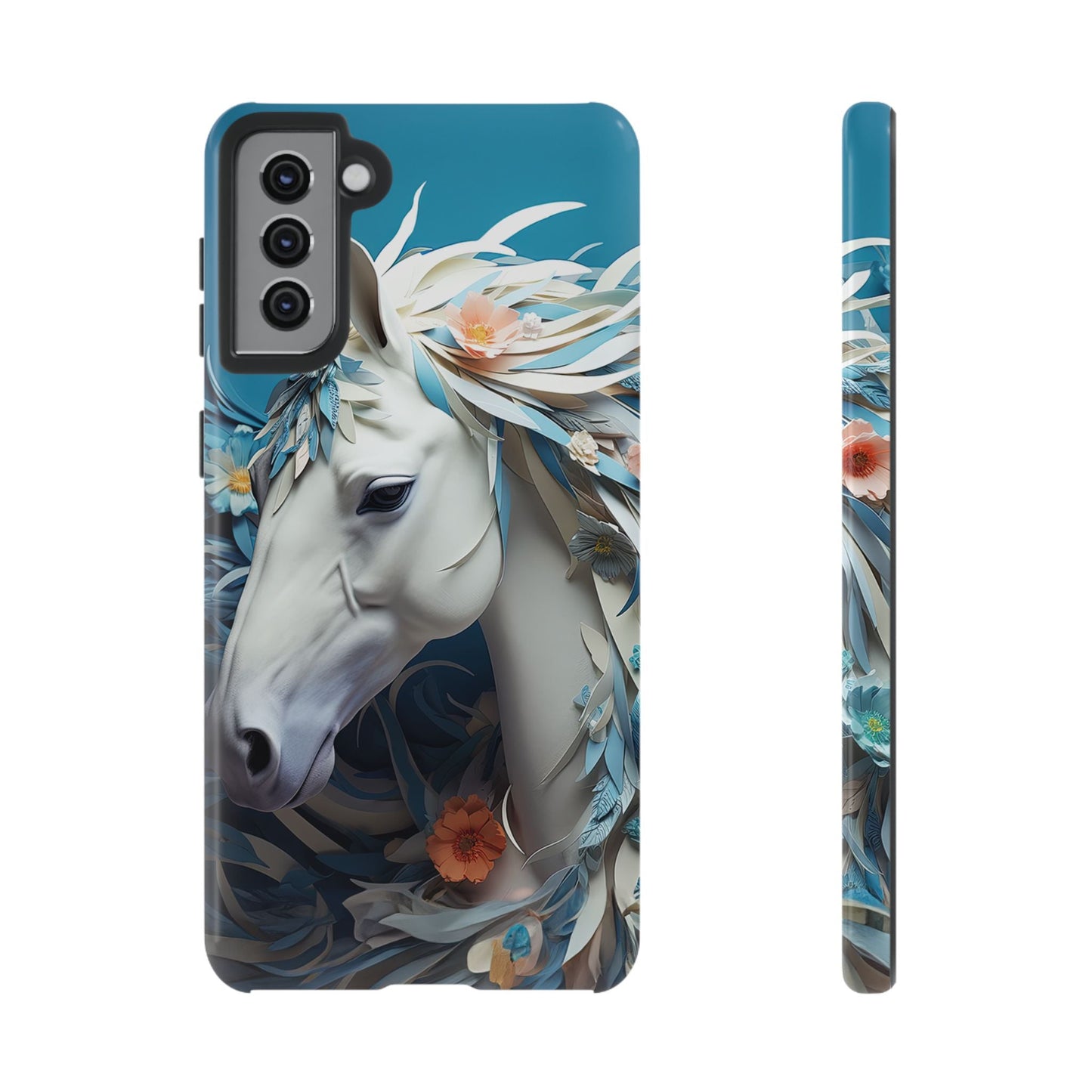 Floral Horse Samsung Galaxy Case - BOGO Cases
