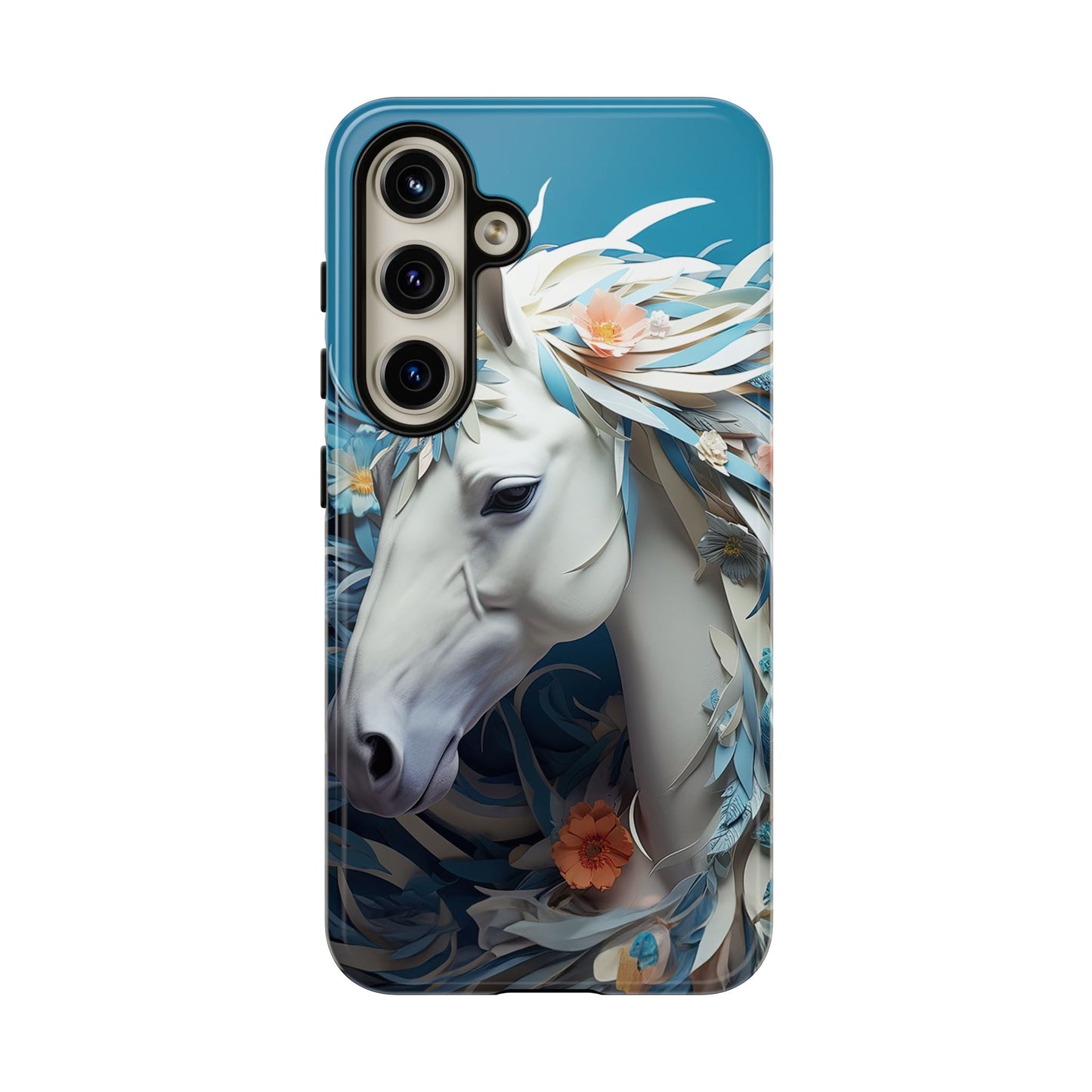 Floral Horse Samsung Galaxy Case - BOGO Cases