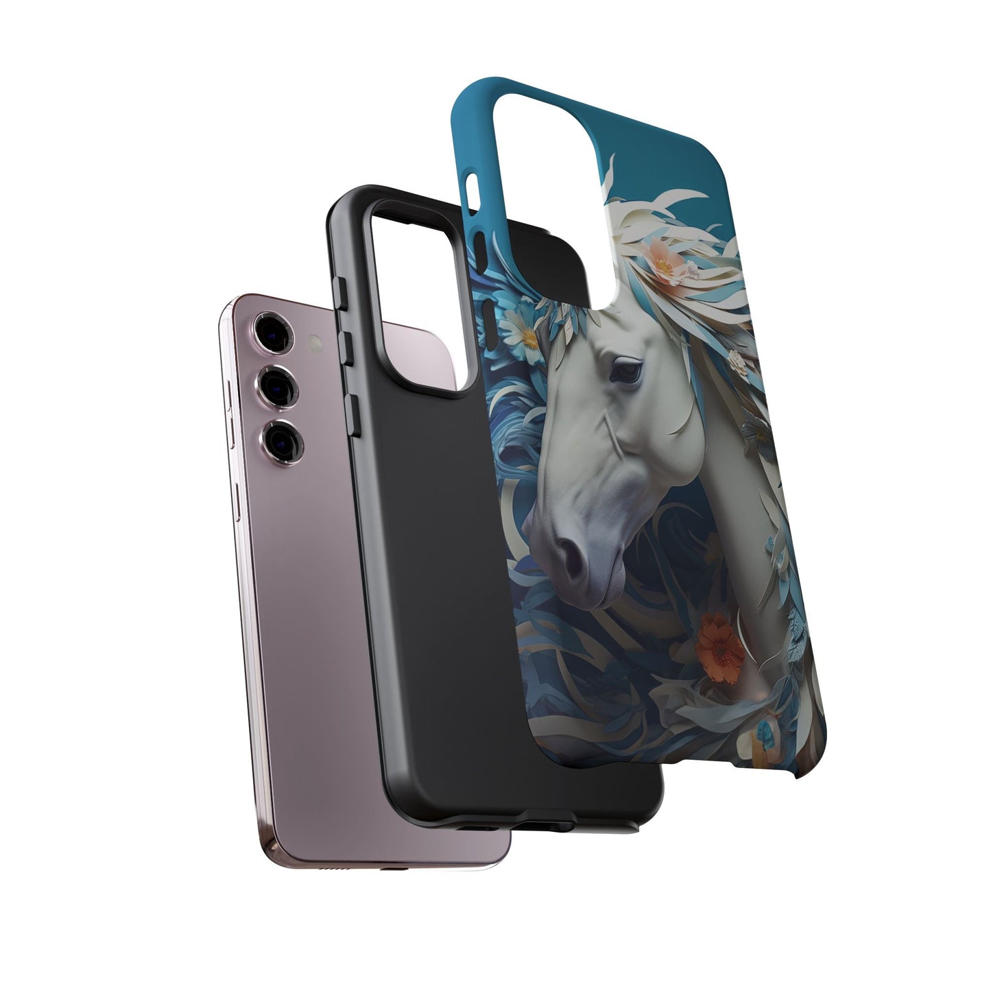 Floral Horse Samsung Galaxy Case - BOGO Cases