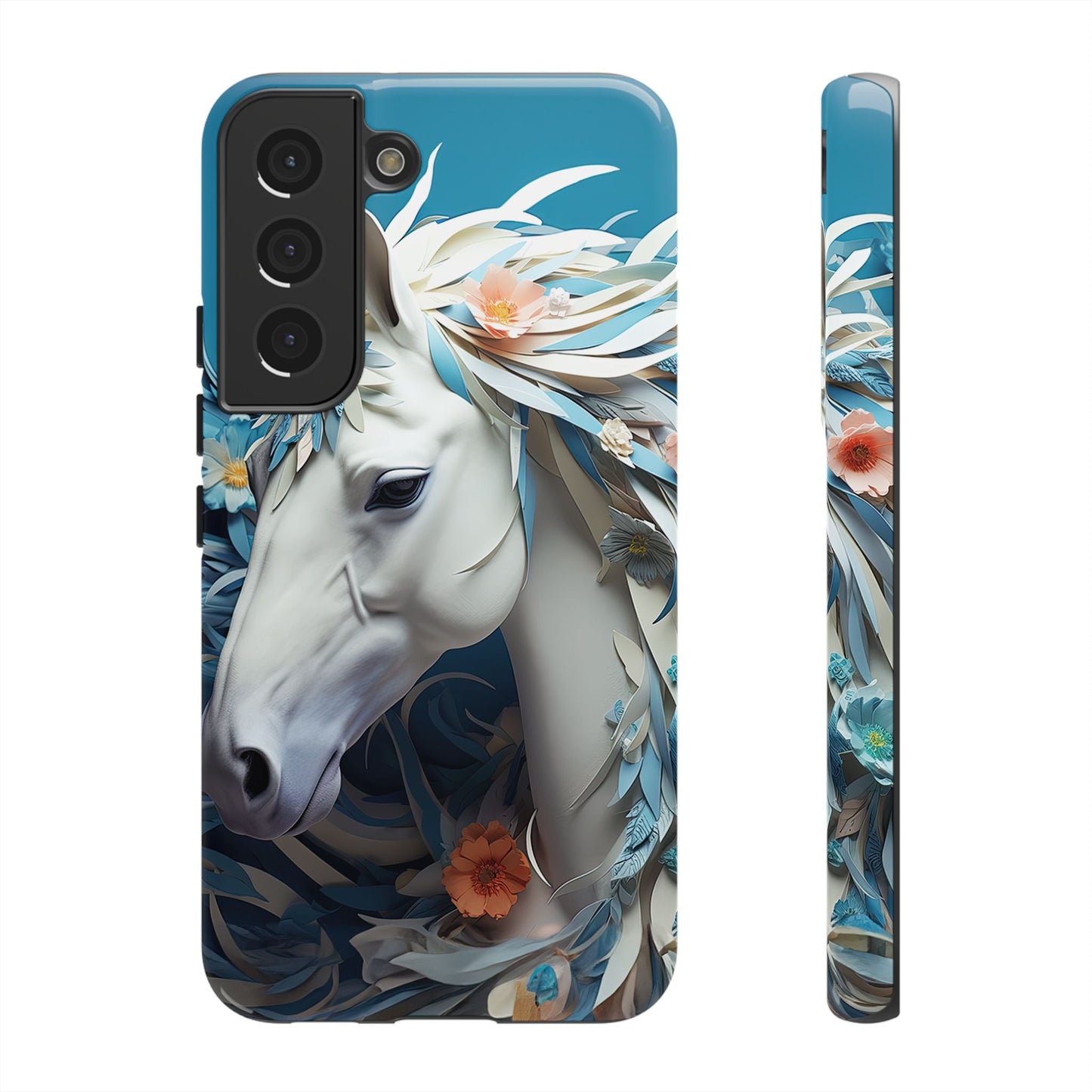 Floral Horse Samsung Galaxy Case - BOGO Cases