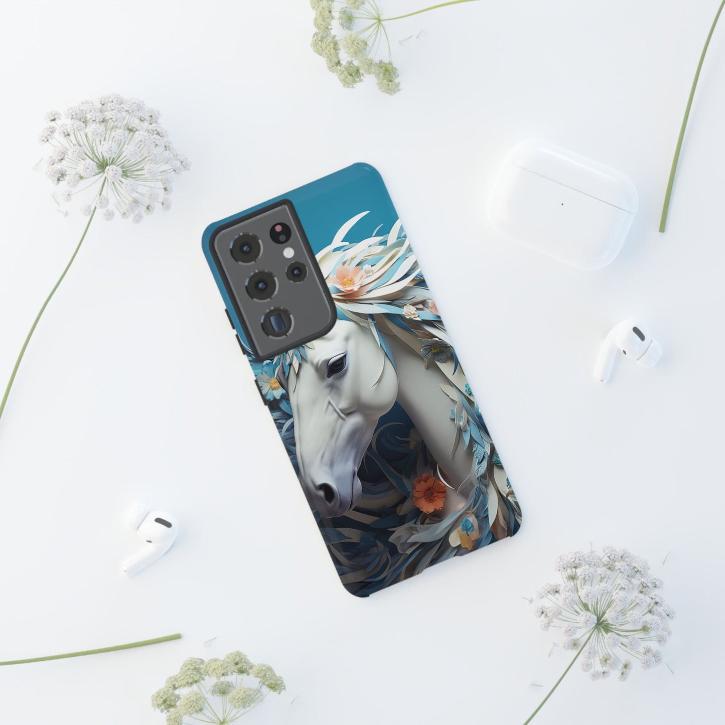 Floral Horse Samsung Galaxy Case - BOGO Cases