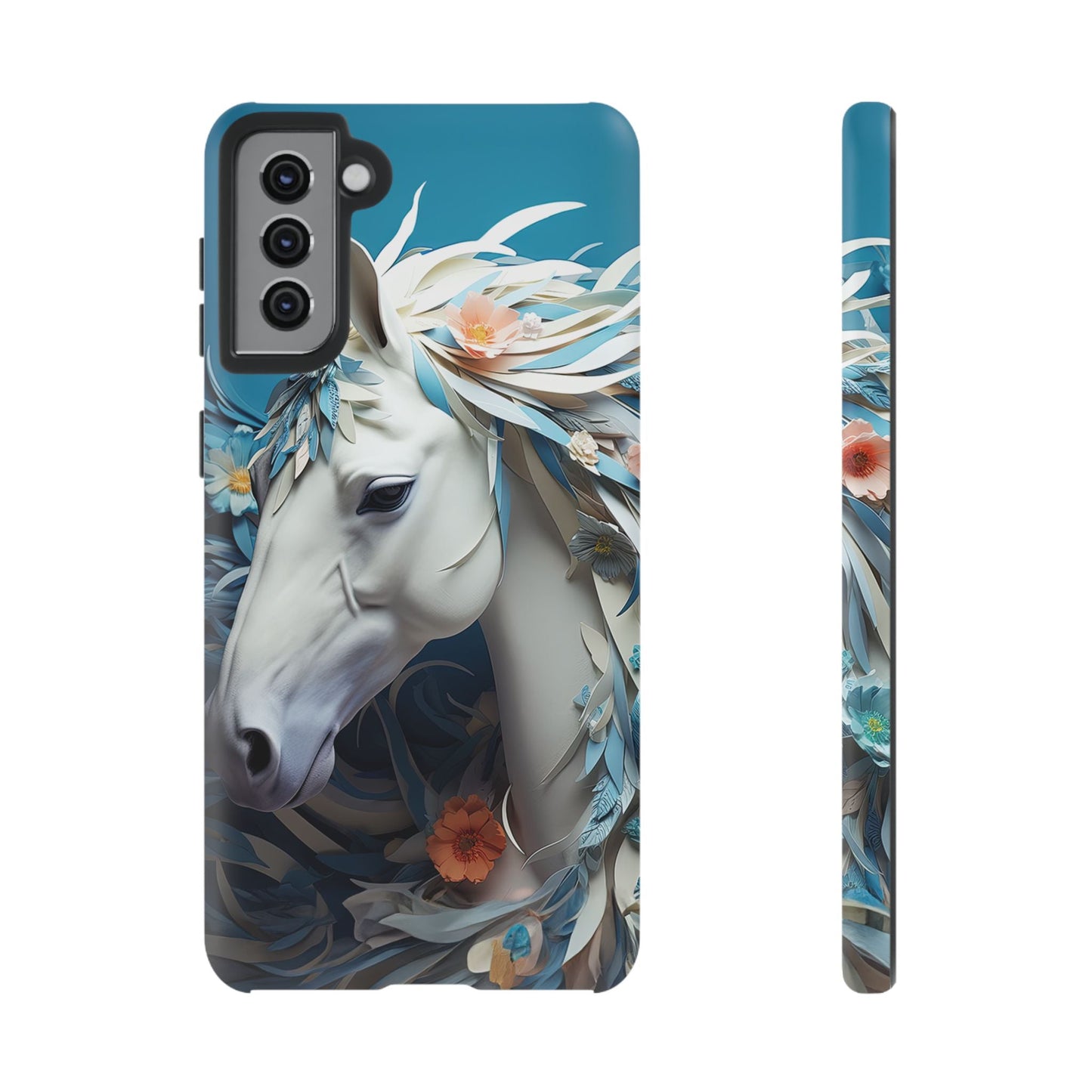 Floral Horse Samsung Galaxy Case - BOGO Cases