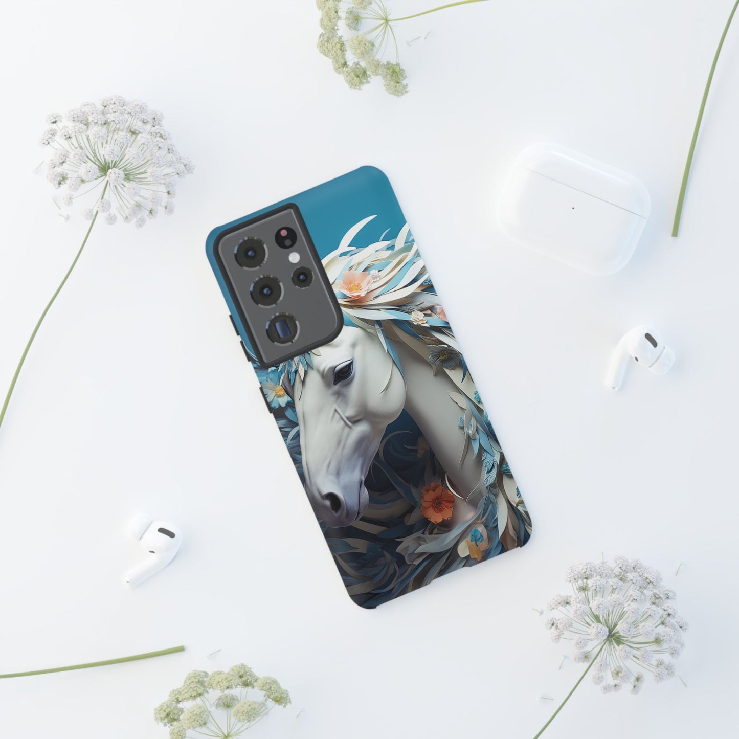 Floral Horse Samsung Galaxy Case - BOGO Cases