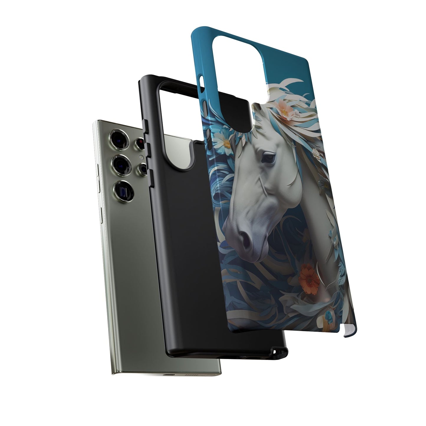 Floral Horse Samsung Galaxy Case - BOGO Cases