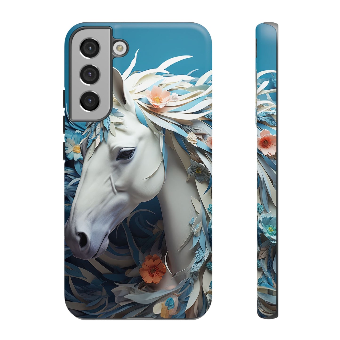 Floral Horse Samsung Galaxy Case - BOGO Cases