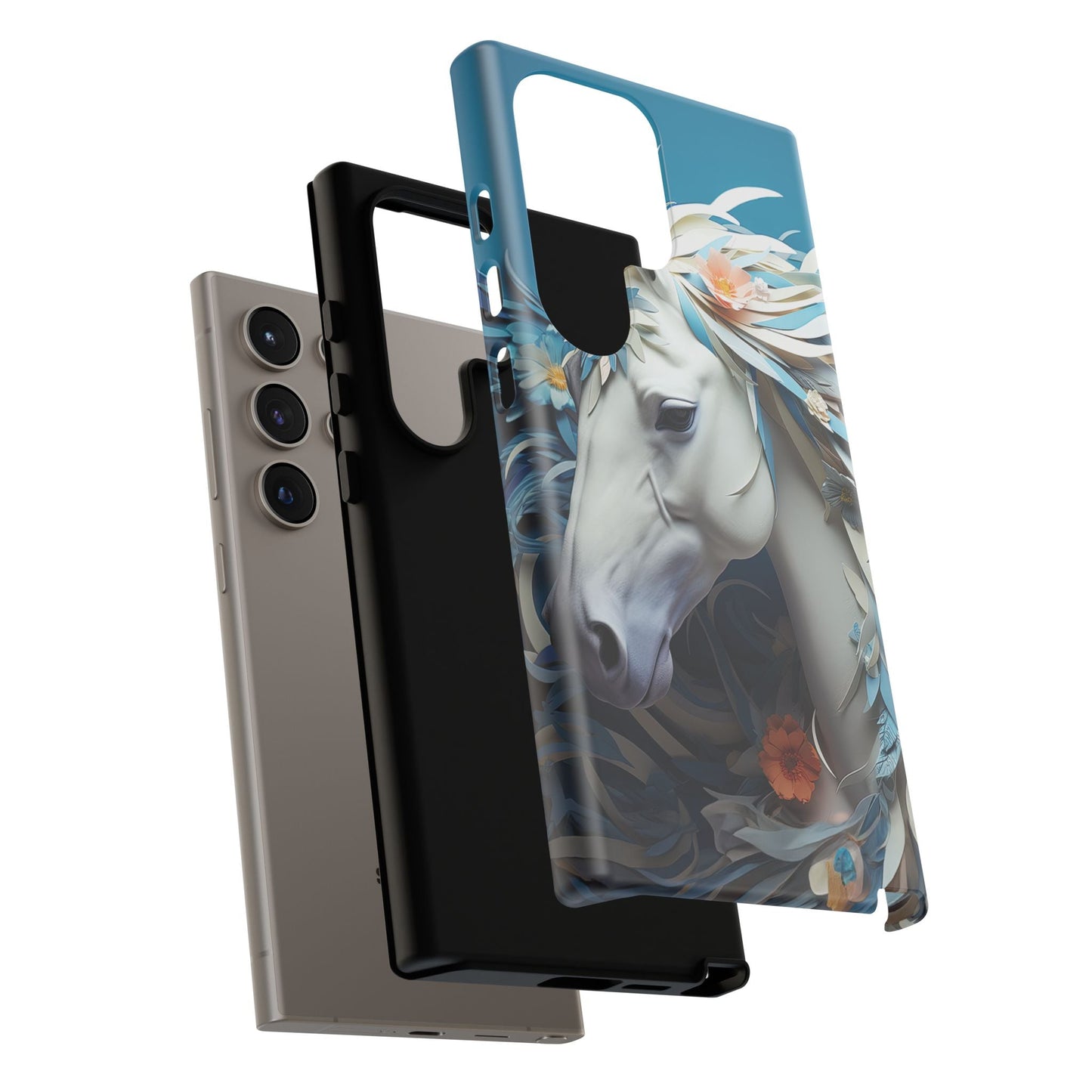 Floral Horse Samsung Galaxy Case - BOGO Cases