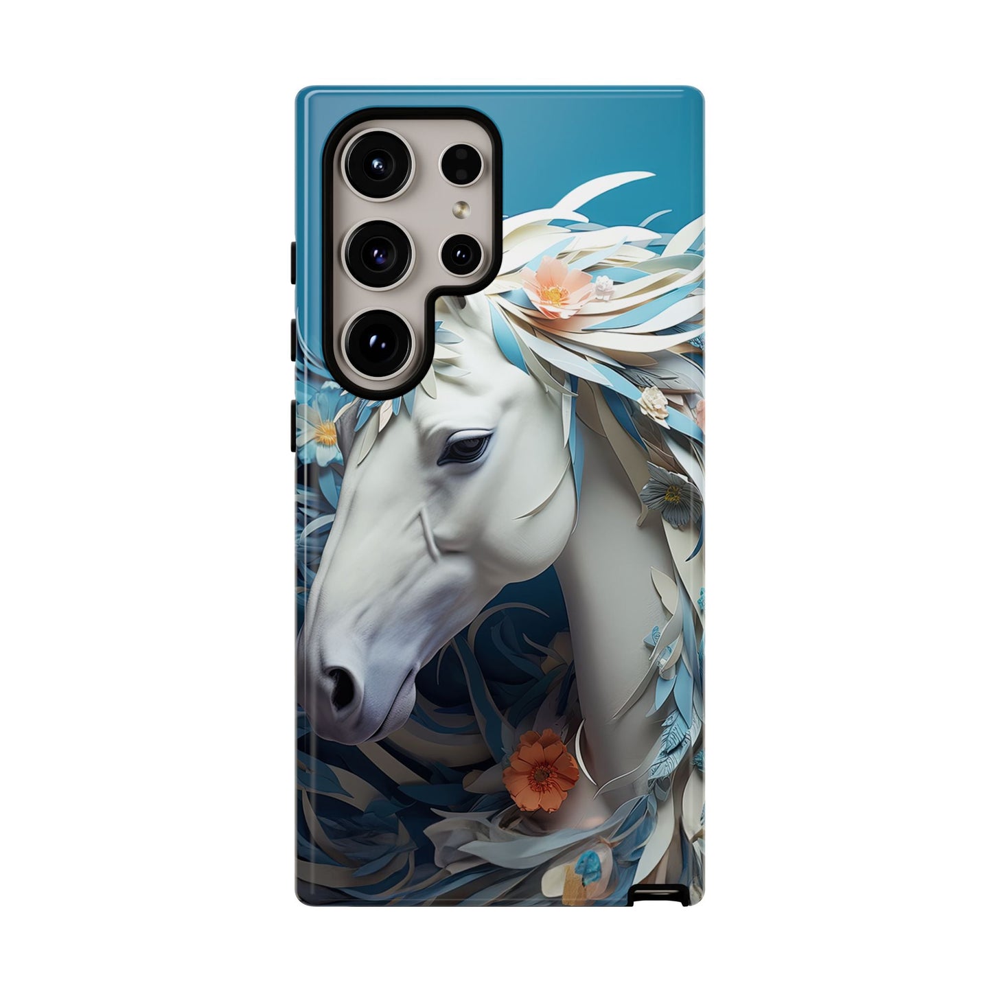 Floral Horse Samsung Galaxy Case - BOGO Cases
