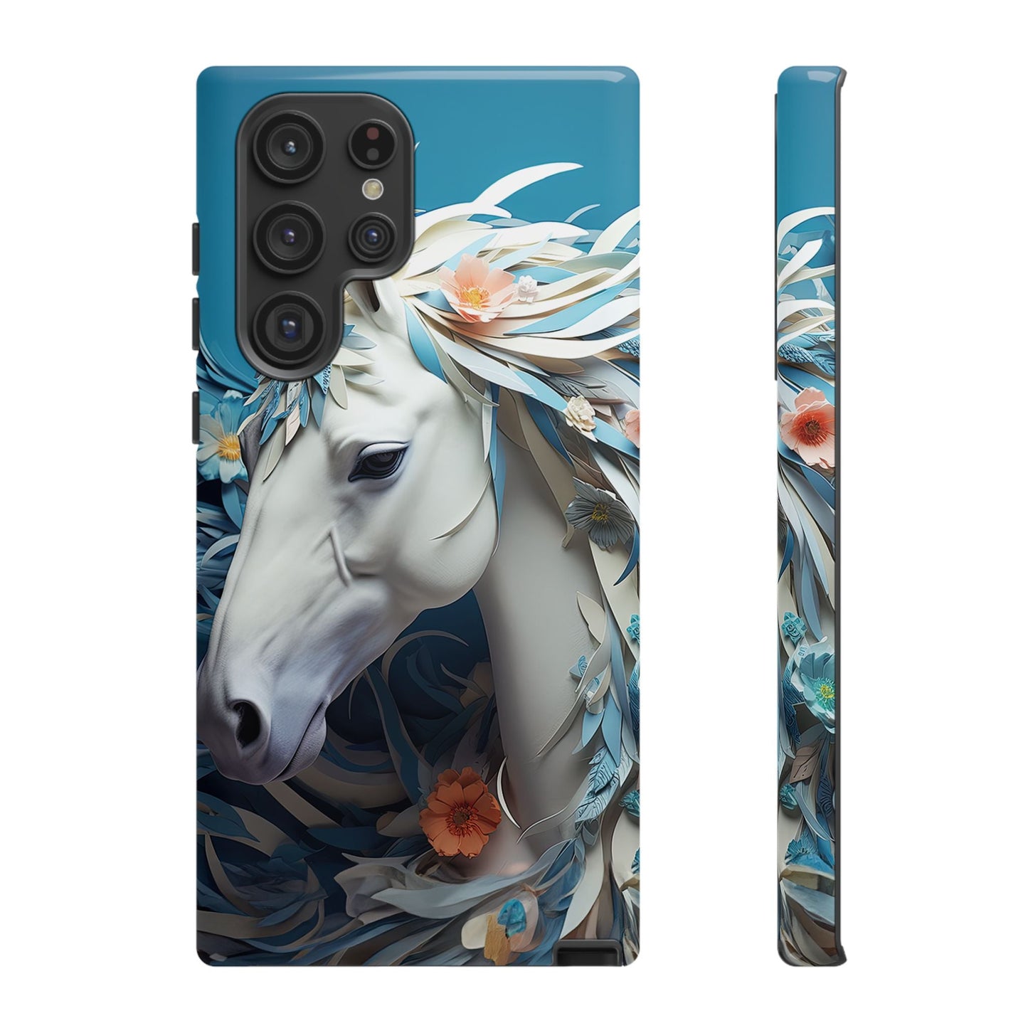 Floral Horse Samsung Galaxy Case - BOGO Cases