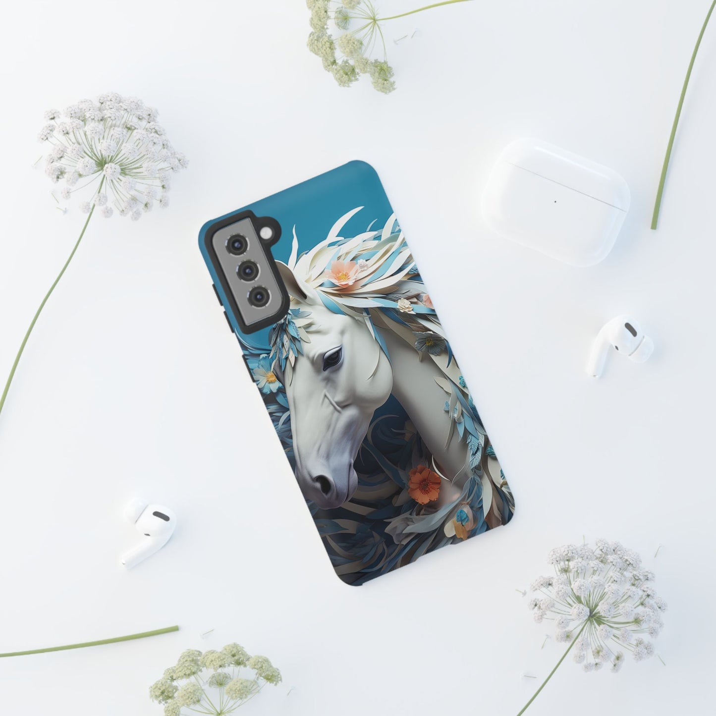 Floral Horse Samsung Galaxy Case - BOGO Cases