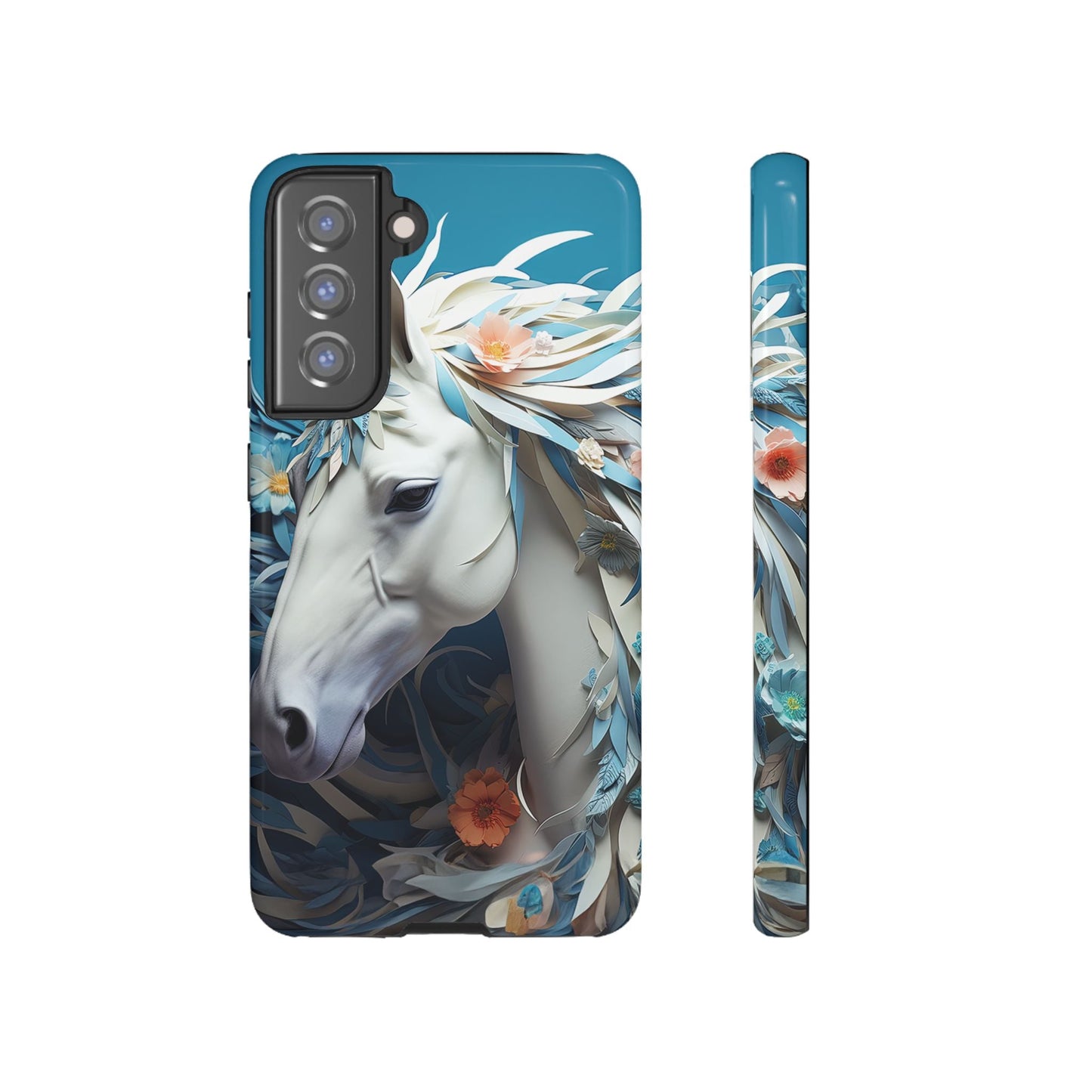 Floral Horse Samsung Galaxy Case - BOGO Cases