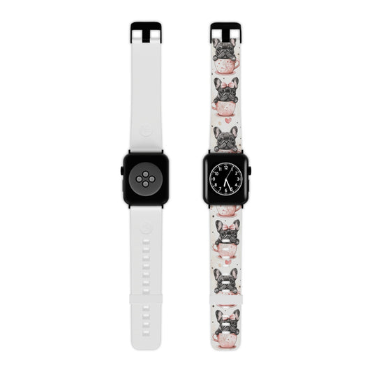 French Bulldogs in Teacups Apple Watch Band - BOGO Cases